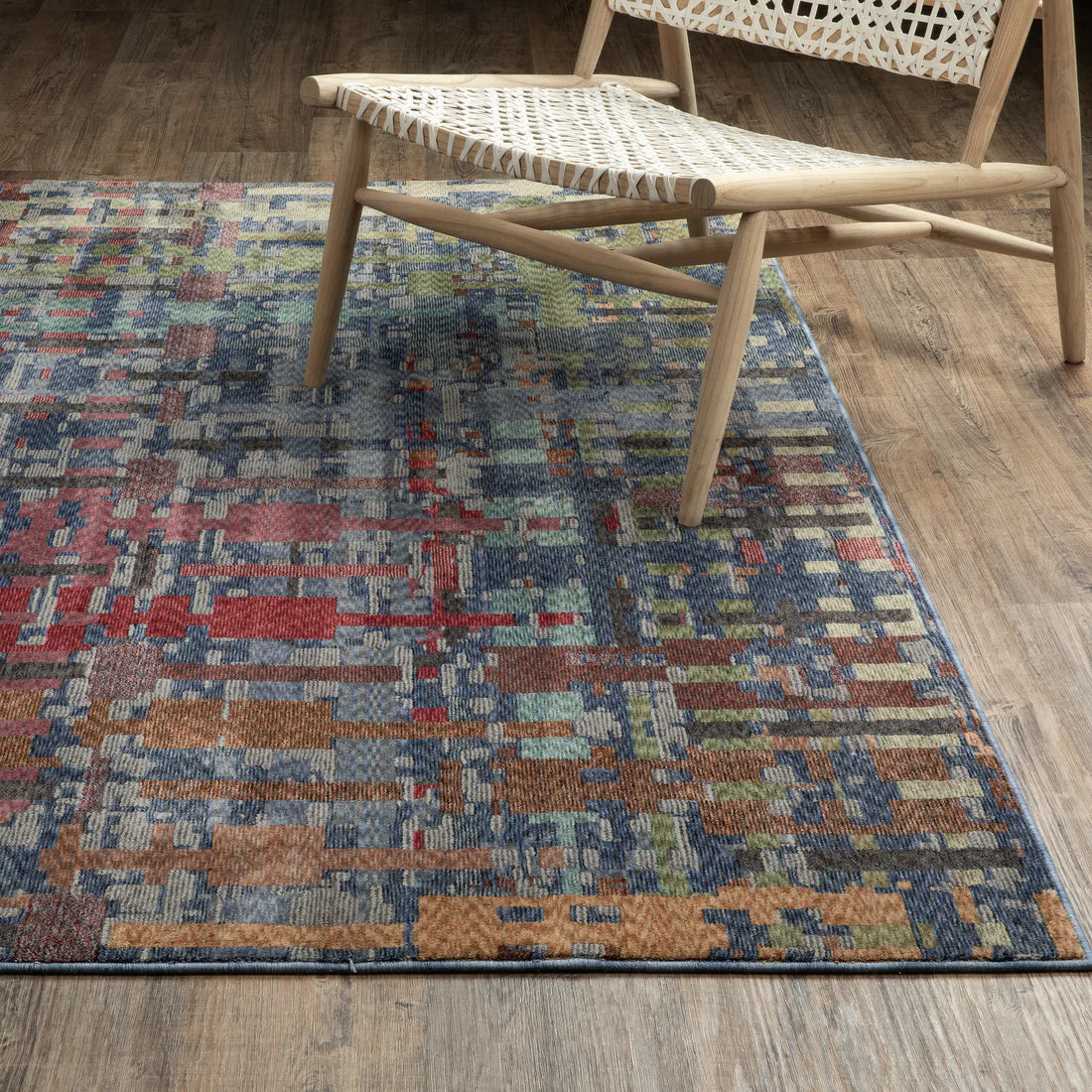 Oriental Weavers Tisdell TIS03 Blue/Multi Area Rug