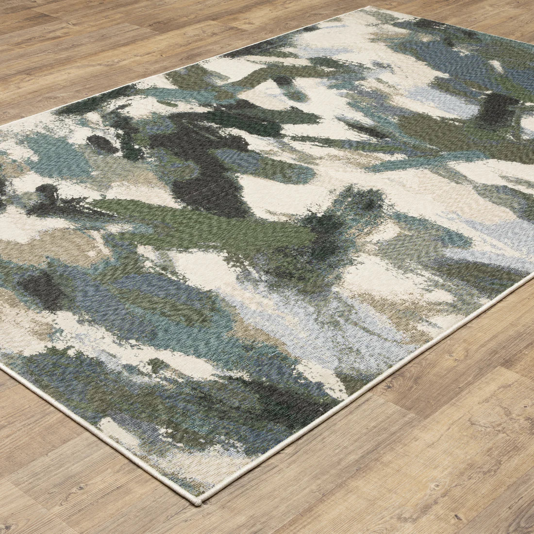 Oriental Weavers Tisdell TIS04 Blue/Green Area Rug