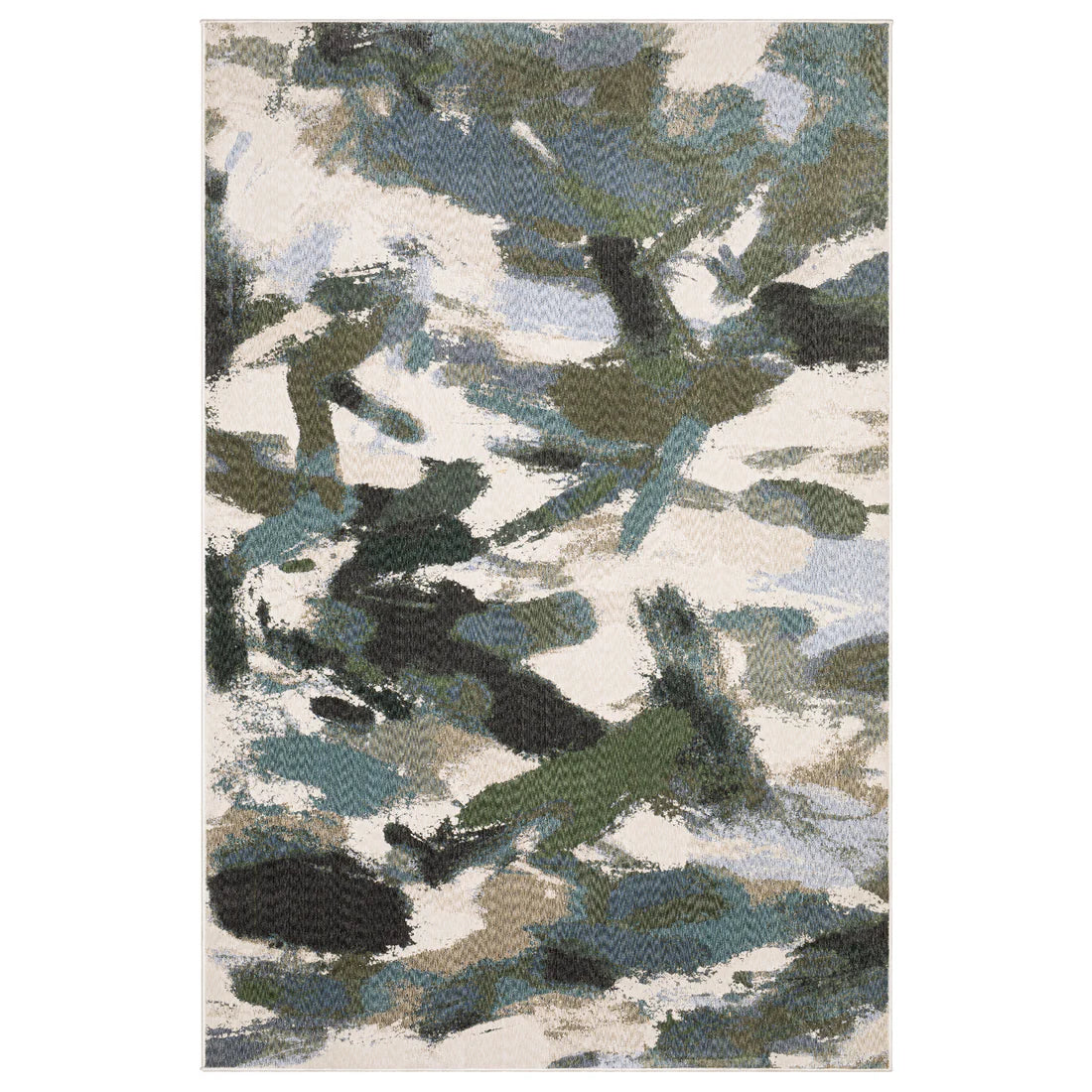 Oriental Weavers Tisdell TIS04 Blue/Green Area Rug