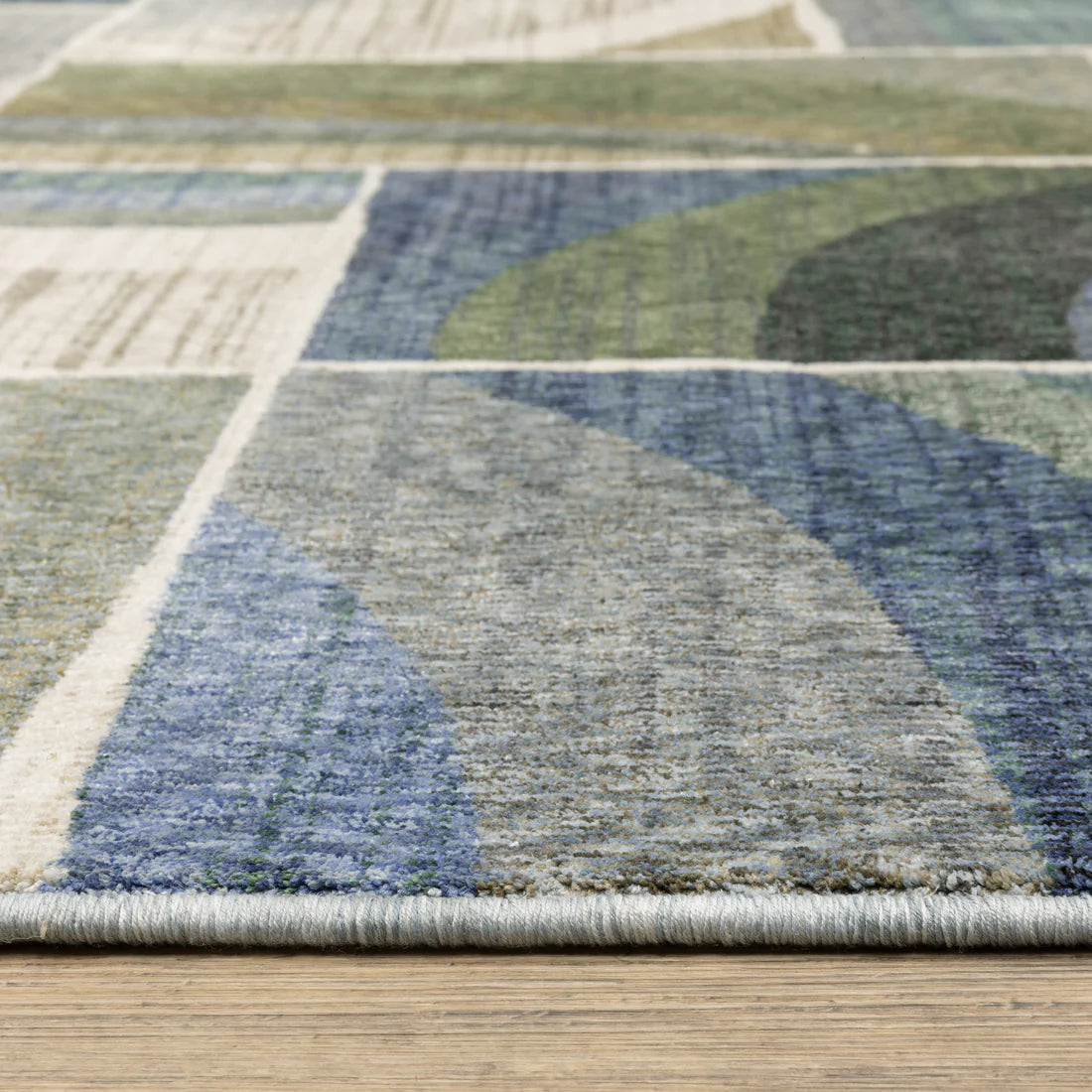 Oriental Weavers Tisdell TIS06 Blue/Green Area Rug