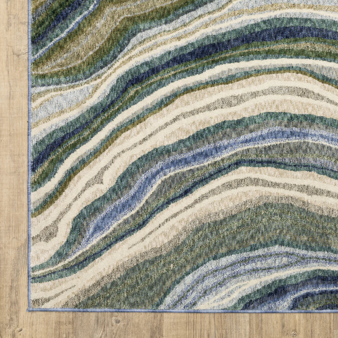 Oriental Weavers Tisdell TIS10 Green/Blue Area Rug