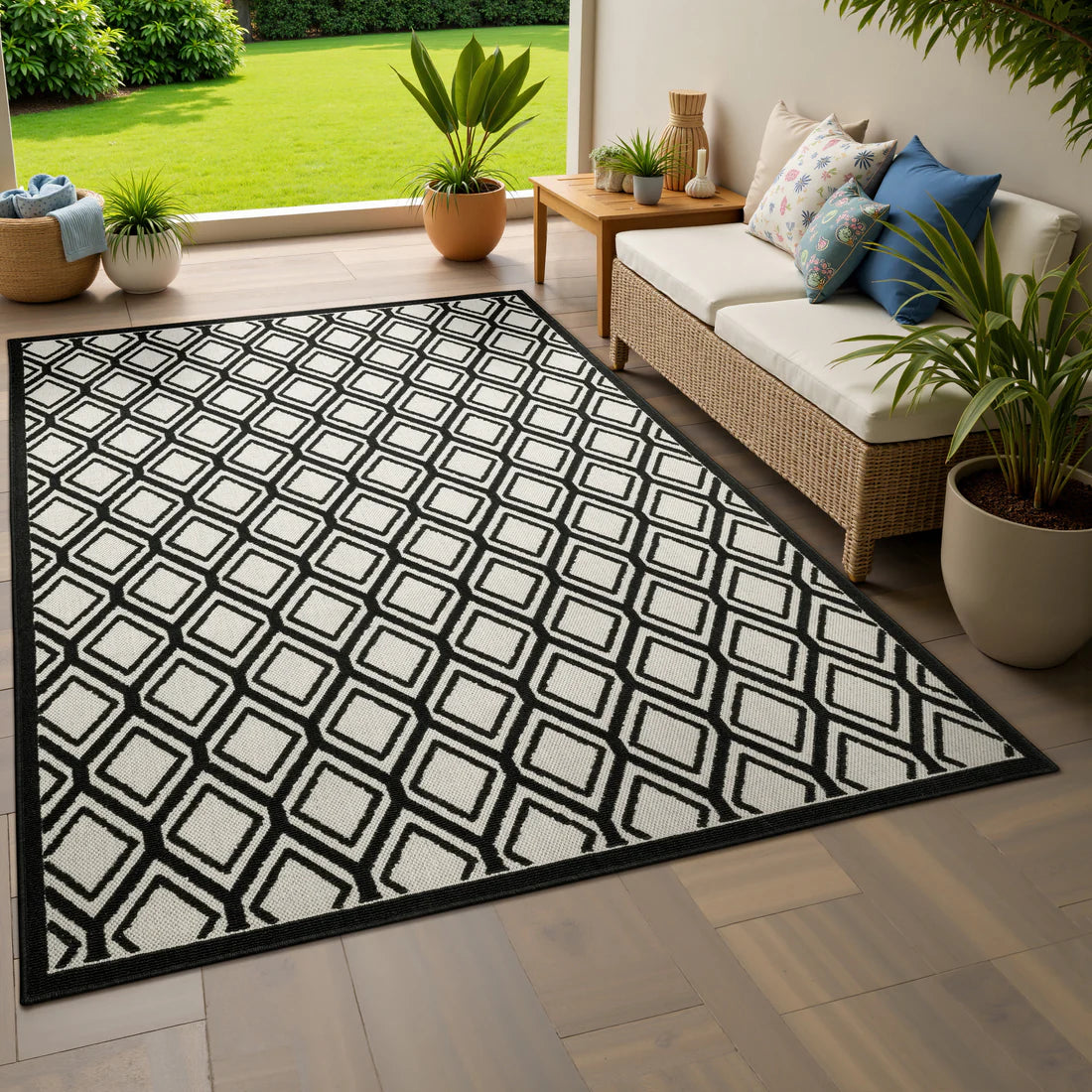 Oriental Weavers Torrey 4151G Beige/Black Area Rug