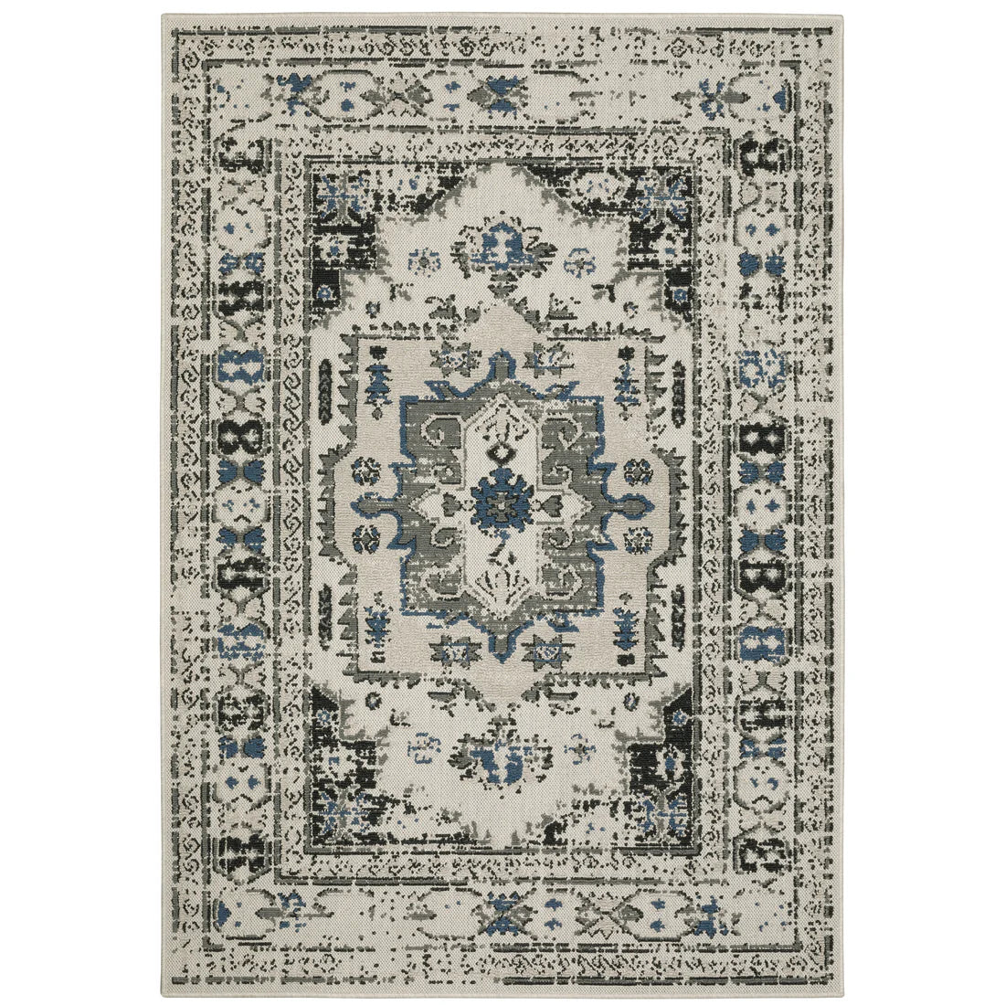 Oriental Weavers Torrey 5562E Beige/Black Area Rug