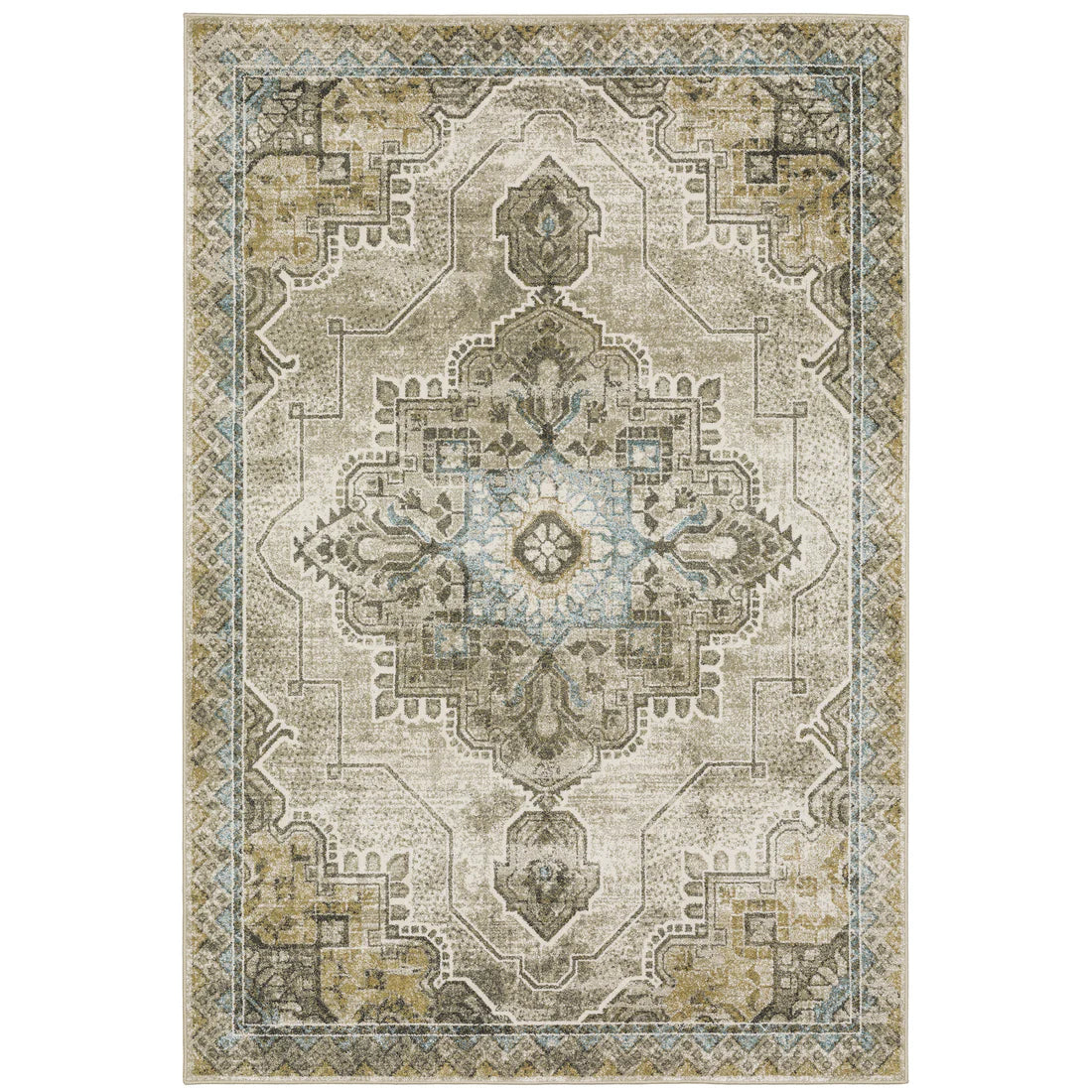Oriental Weavers Venice 1104W Grey/Blue Area Rug
