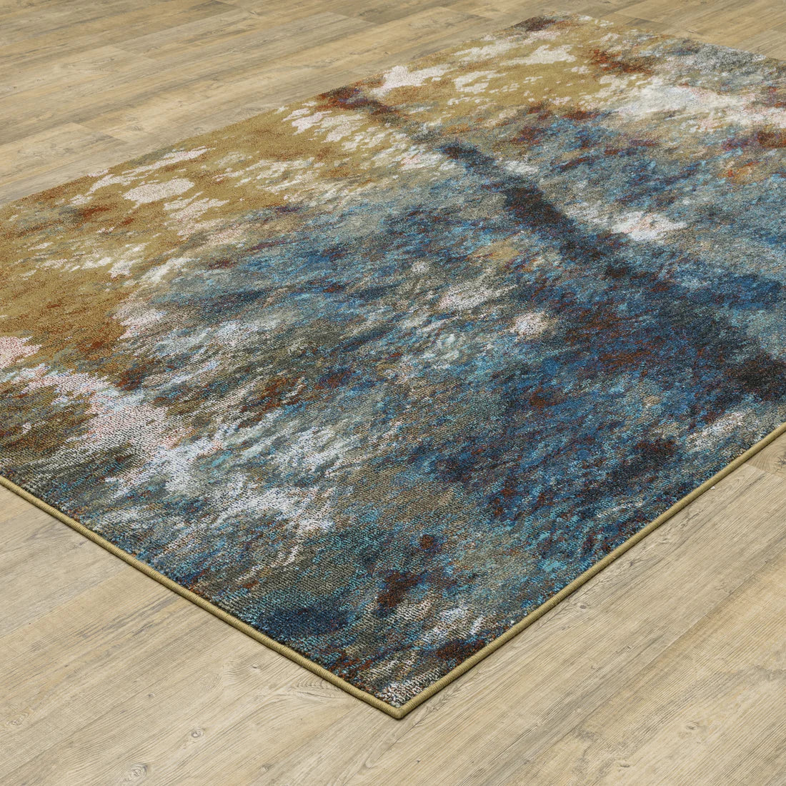 Oriental Weavers Venice 8123X Blue/Gold Area Rug