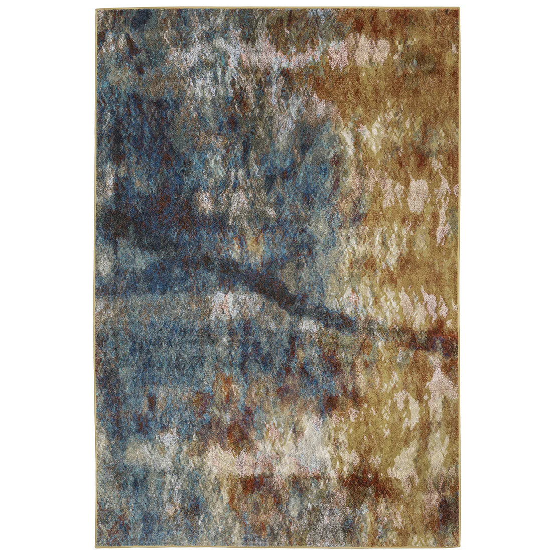 Oriental Weavers Venice 8123X Blue/Gold Area Rug