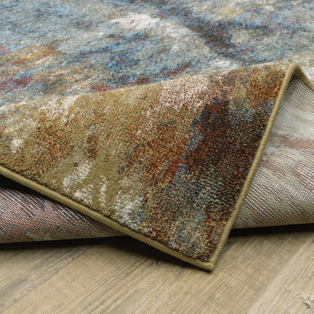Oriental Weavers Venice 8123X Blue/Gold Area Rug