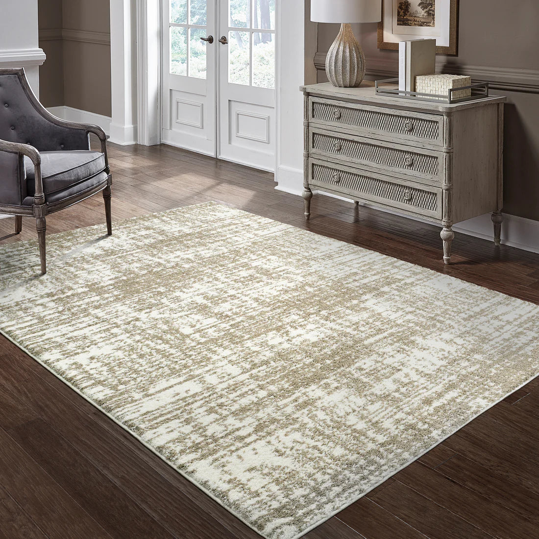 Oriental Weavers Verona 1803J Ivory/Taupe Area Rug