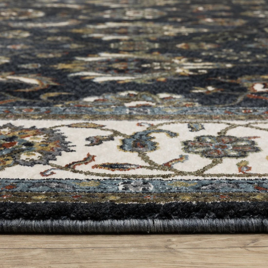 Oriental Weavers Vivian VI03A Blue/Ivory Area Rug