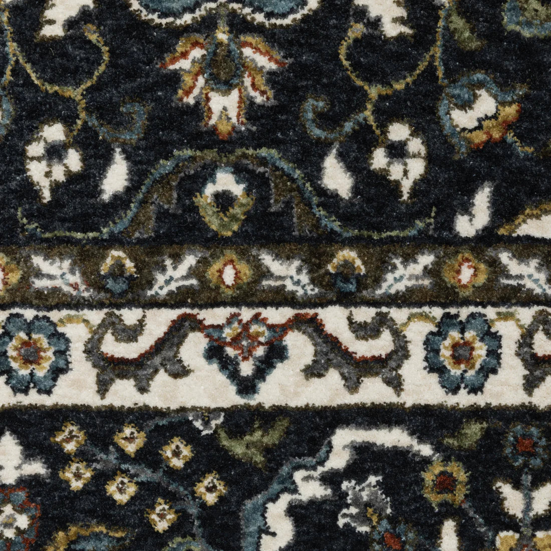 Oriental Weavers Vivian VI04C Navy/Gold Area Rug