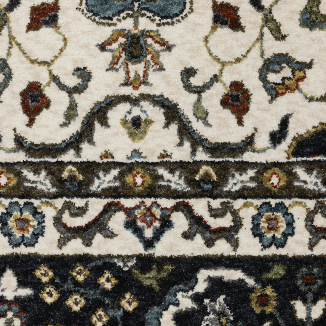 Aiental Weavers Vivian VI04D Ivory/Navy Area Rug