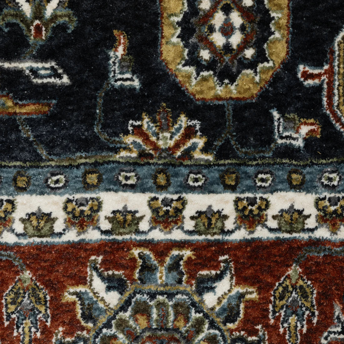 Oriental Weavers Vivian VI05A Navy/Red Area Rug