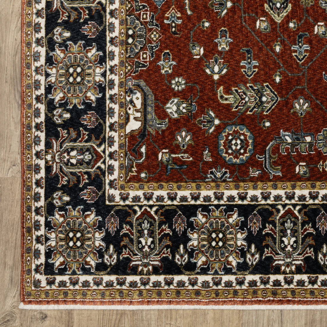 Oriental Weavers Vivian VI05X Red/Navy Area Rug