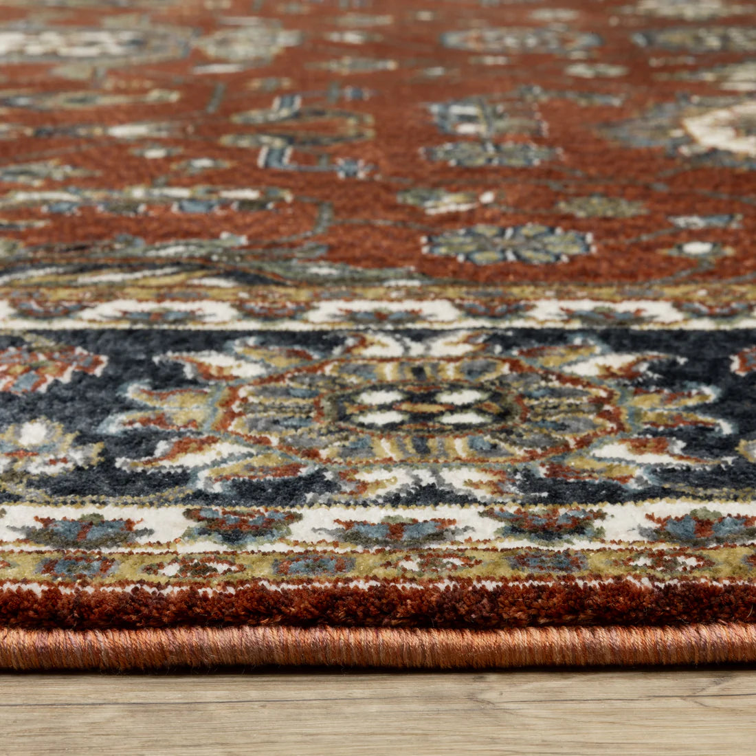 Oriental Weavers Vivian VI05X Red/Navy Area Rug