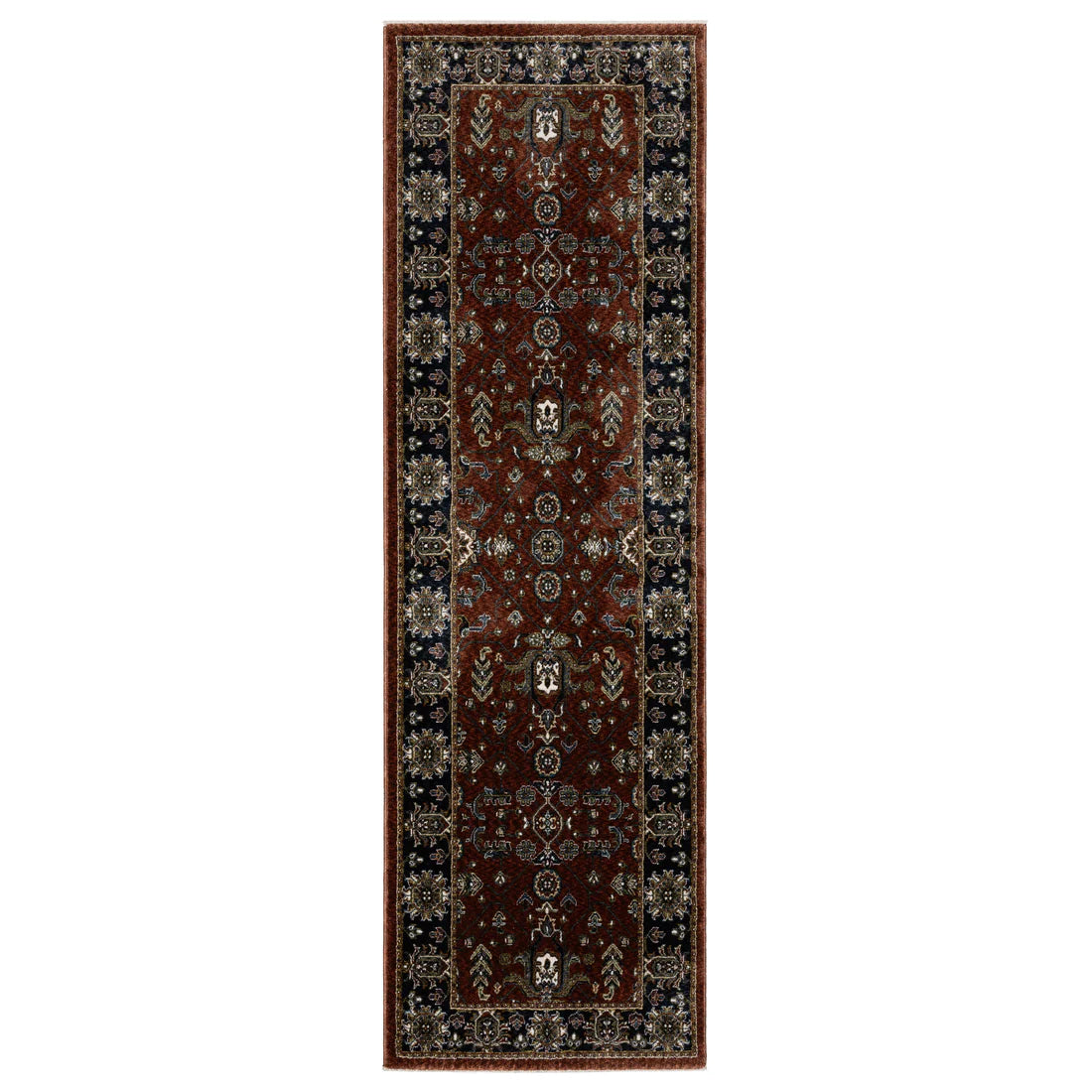 Oriental Weavers Vivian VI05X Red/Navy Area Rug