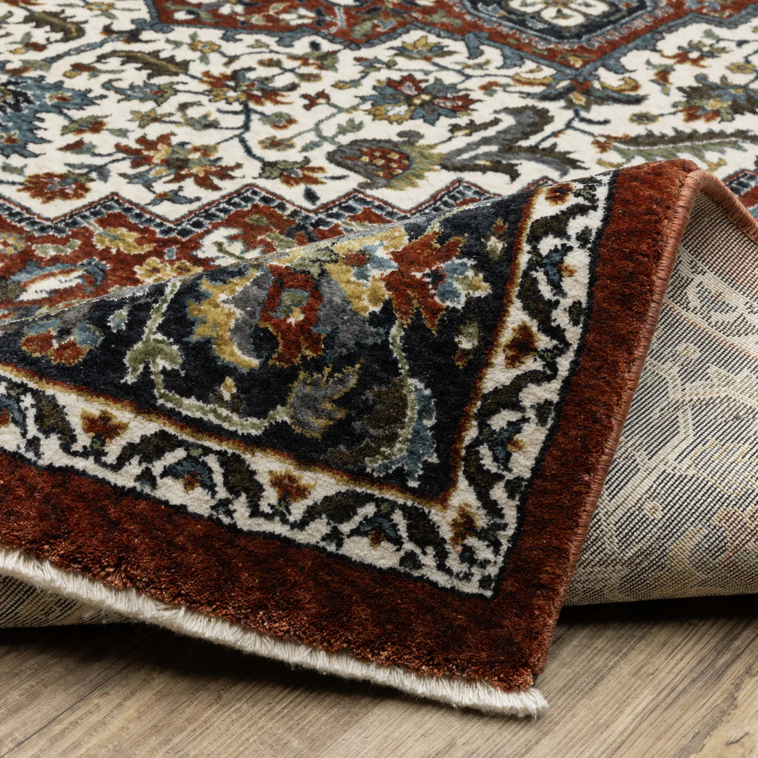 Oriental Weavers Vivian VI06A Red/Multi Area Rug
