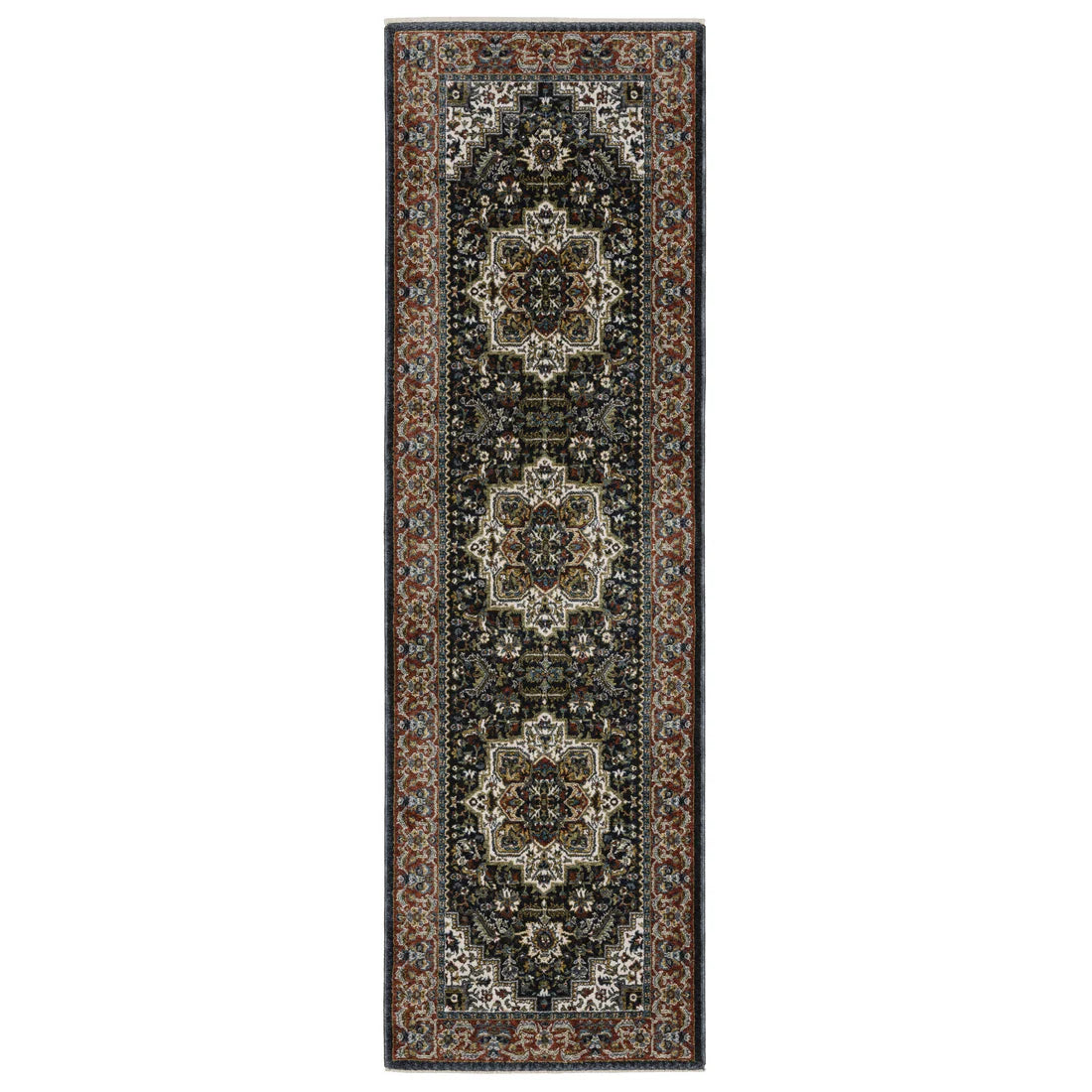 Oriental Weavers Vivian VI06C1 Navy/Multi Area Rug