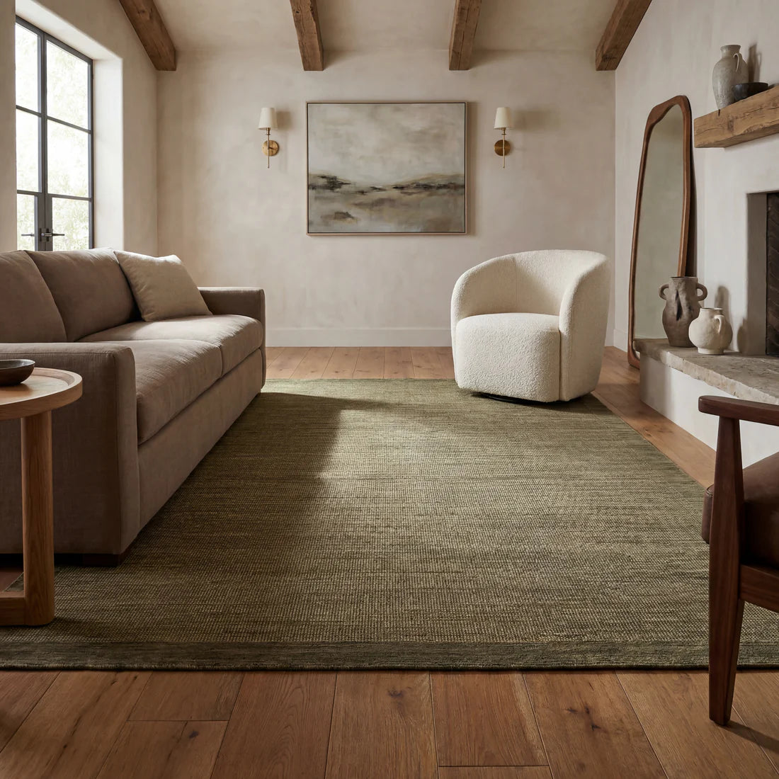 Oriental Weavers Warner WRN02 Green/Green Area Rug
