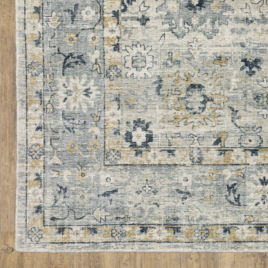 Oriental Weavers Windham WIN01 Ivory/Blue Area Rug