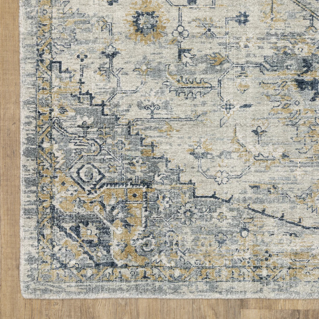 Oriental Weavers Windham WIN03 Ivory/Gold Area Rug