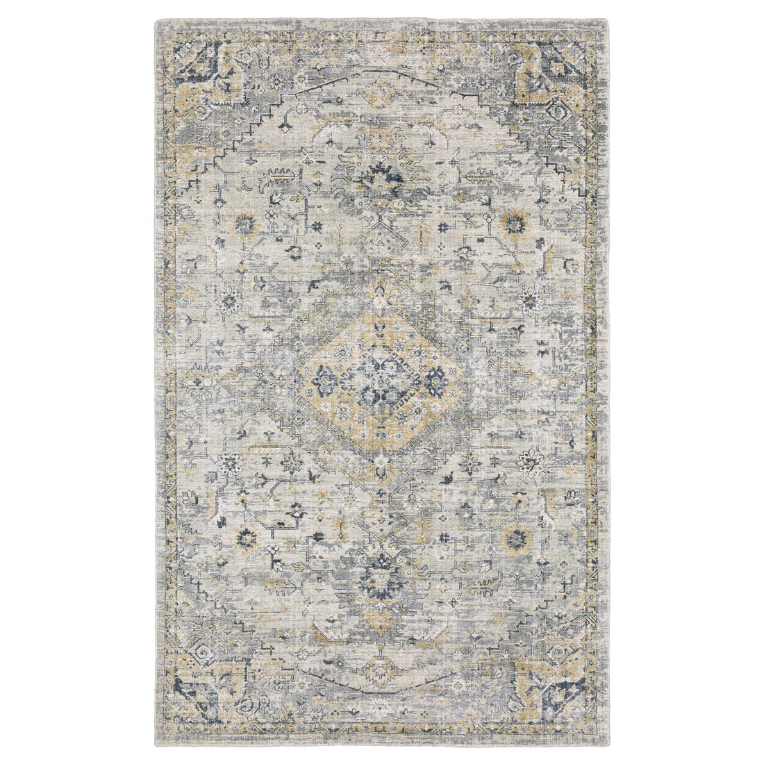 Oriental Weavers Windham WIN03 Ivory/Gold Area Rug