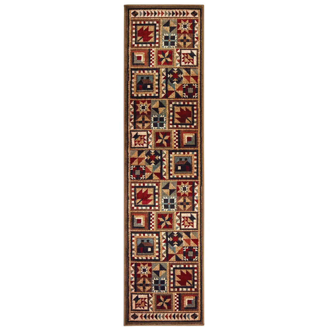 Oriental Weavers Woodlands 9596A Brown/Multi Area Rug