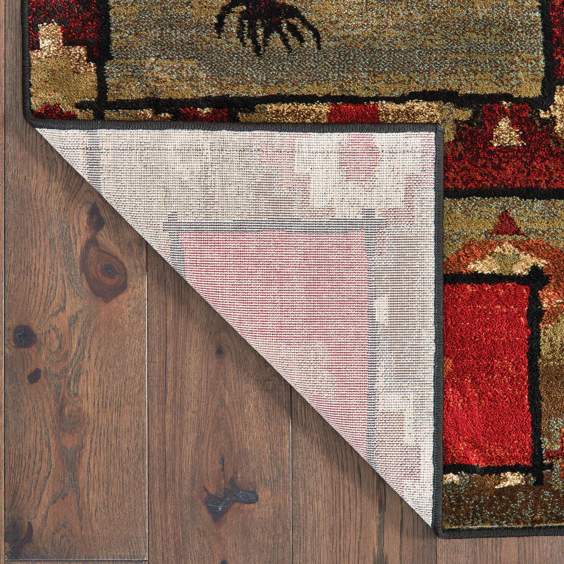Oriental Weavers Woodlands 9601D Brown/Rust Area Rug