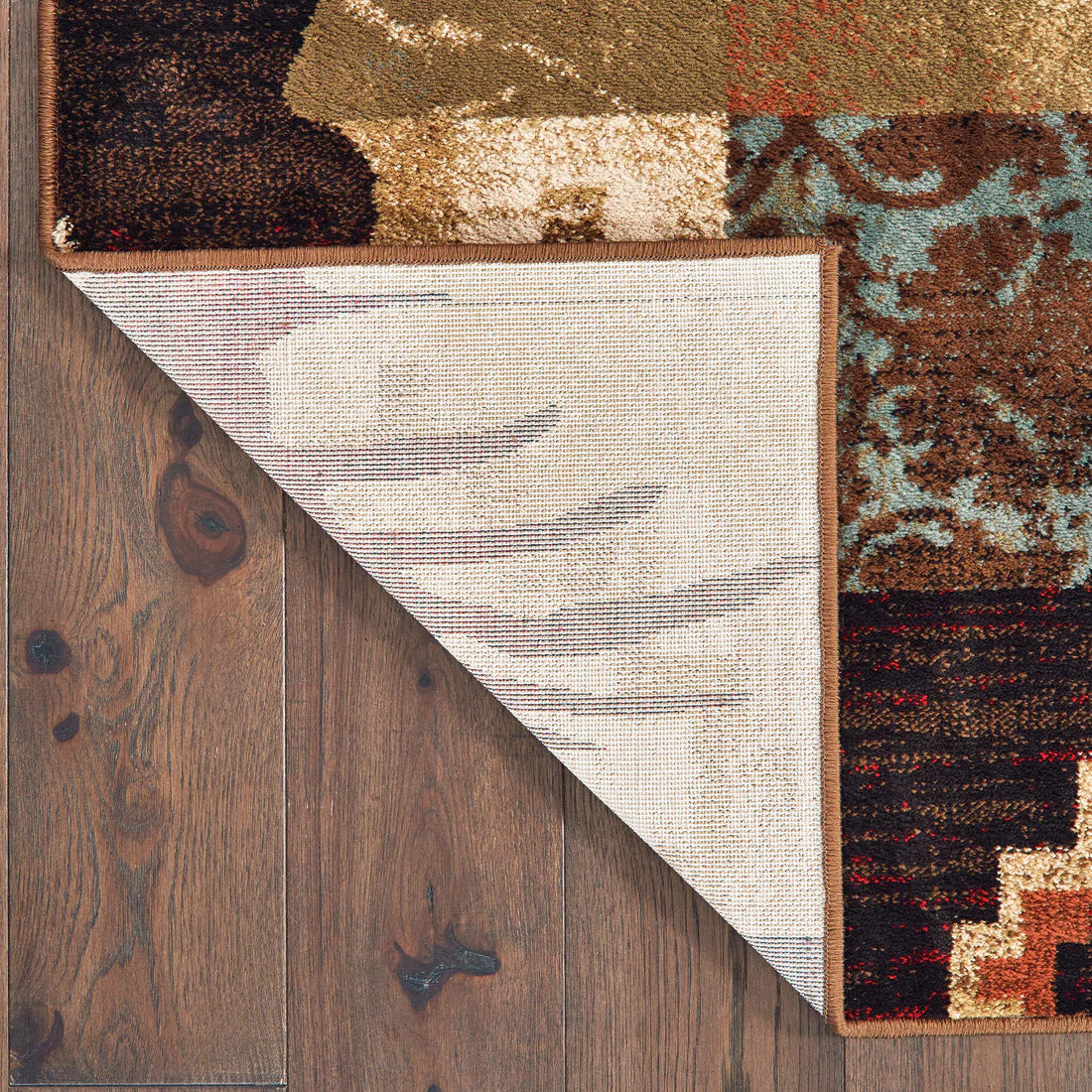 Oriental Weavers Woodlands 9649A Brown/Rust Area Rug