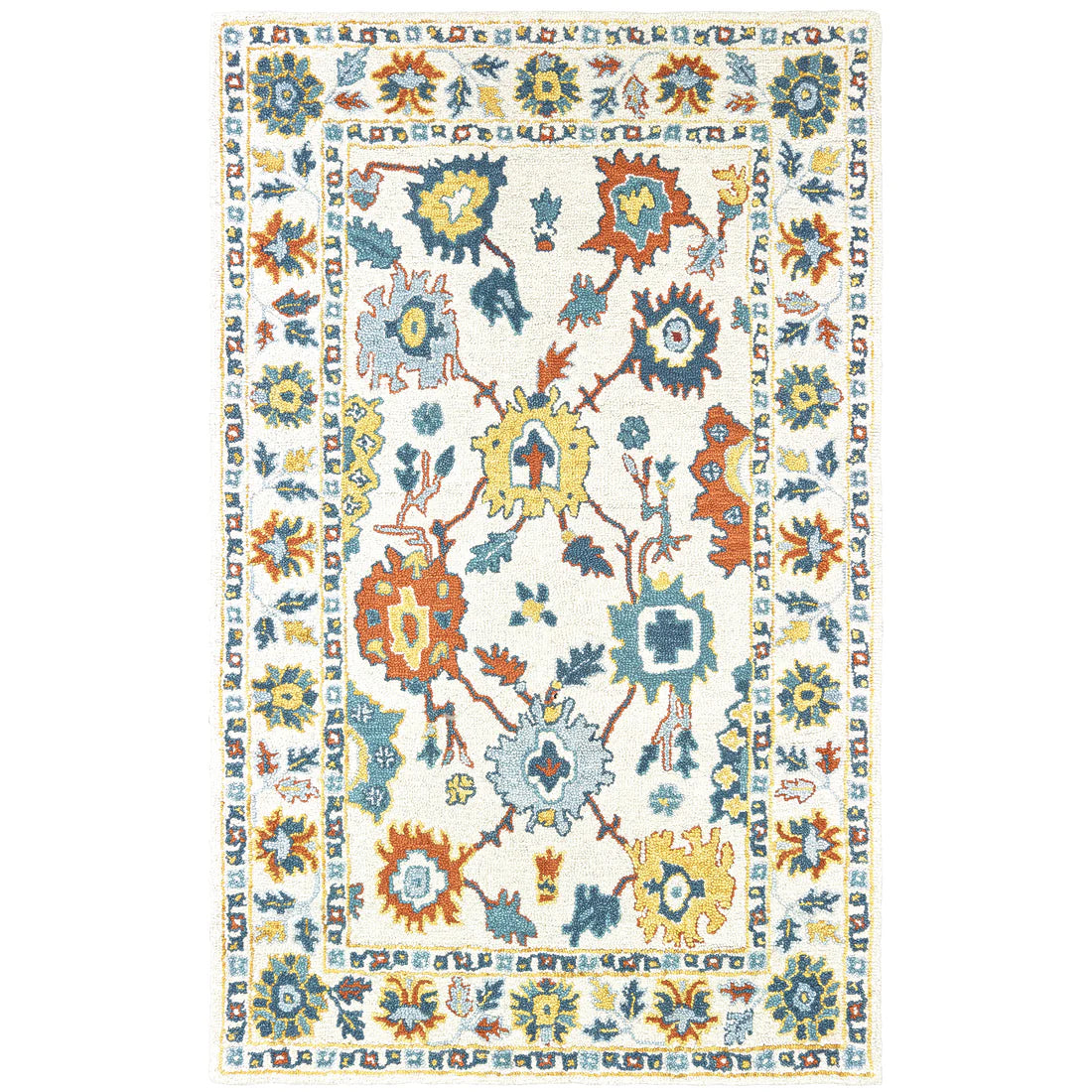 Oriental Weavers Zahra 75507 Ivory/Gold Area Rug