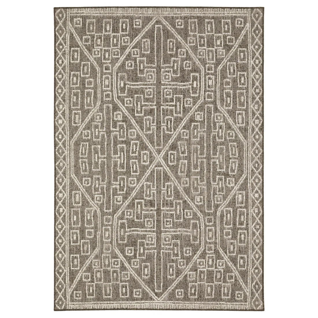 Oriental Weavers Zarina ZAR07 Brown/Beige Area Rug