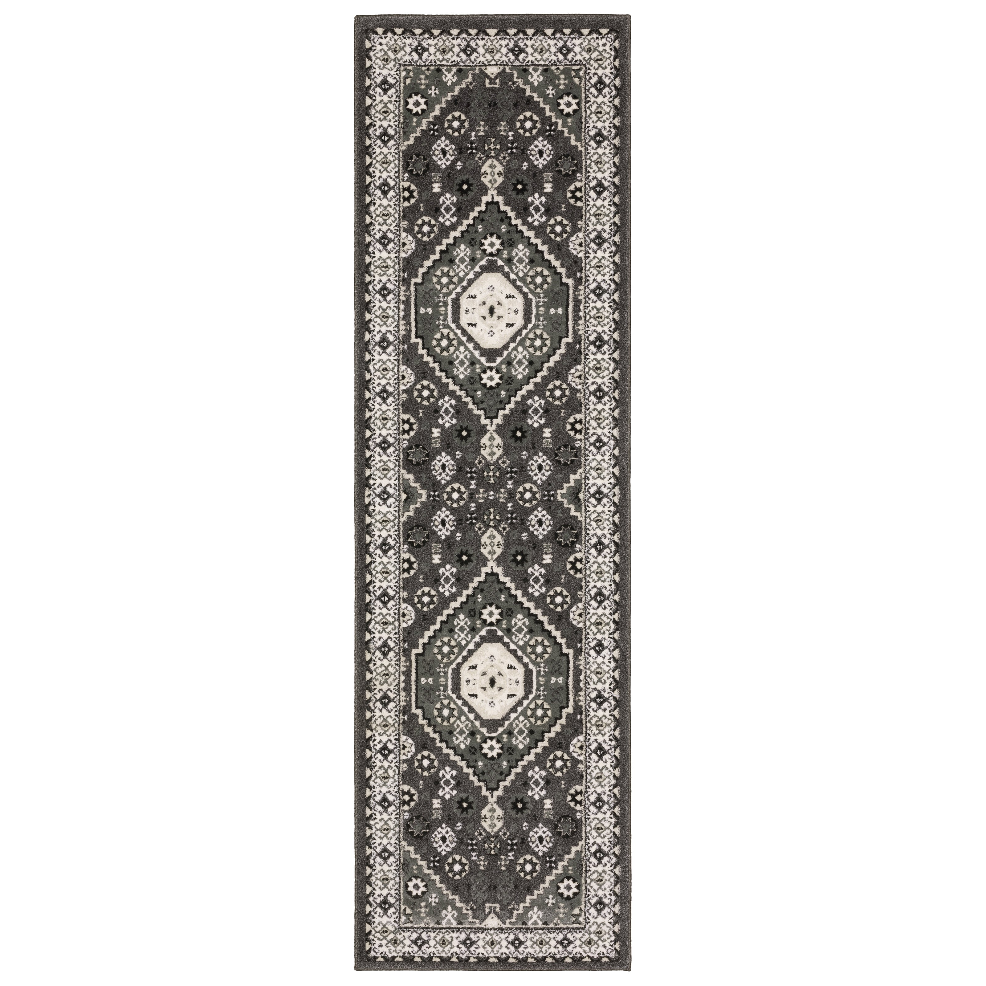 Oriental Weavers Raylan RAY02 Grey/Ivory Area Rug