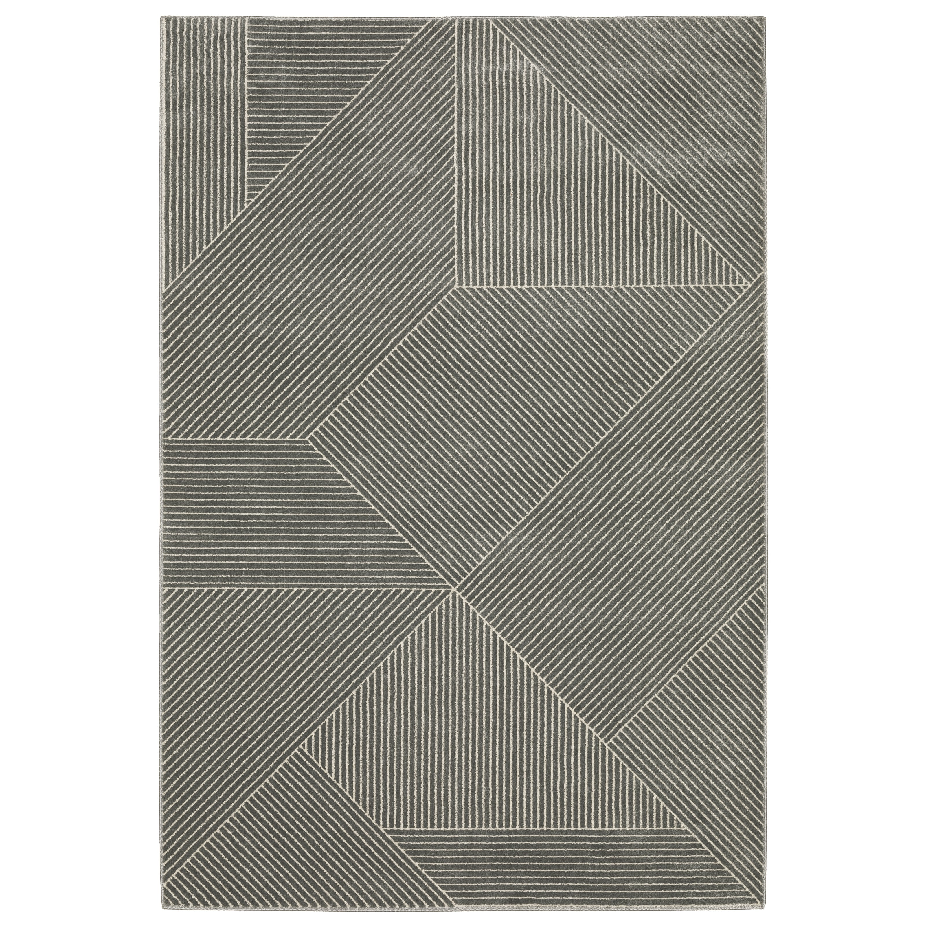 Oriental Weavers Raylan RAY08 Grey/Ivory Area Rug