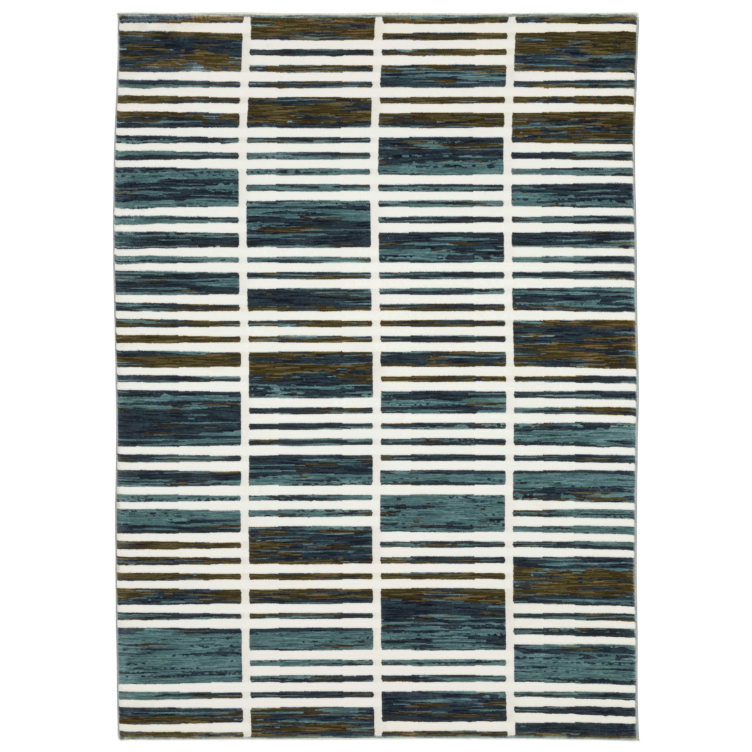 Oriental Weavers Reed RE05A Ivory/Blue Area Rug