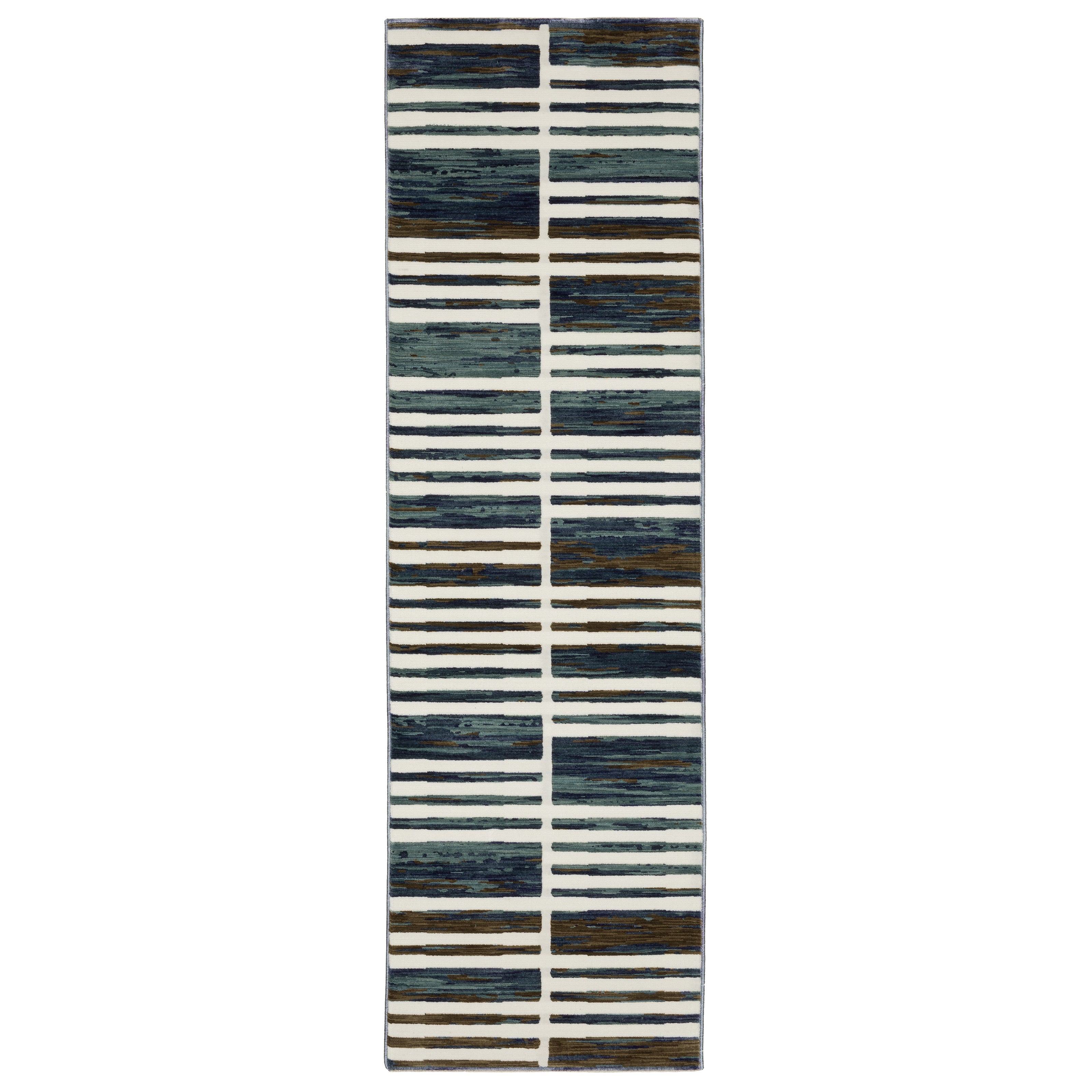Oriental Weavers Reed RE05A Ivory/Blue Area Rug