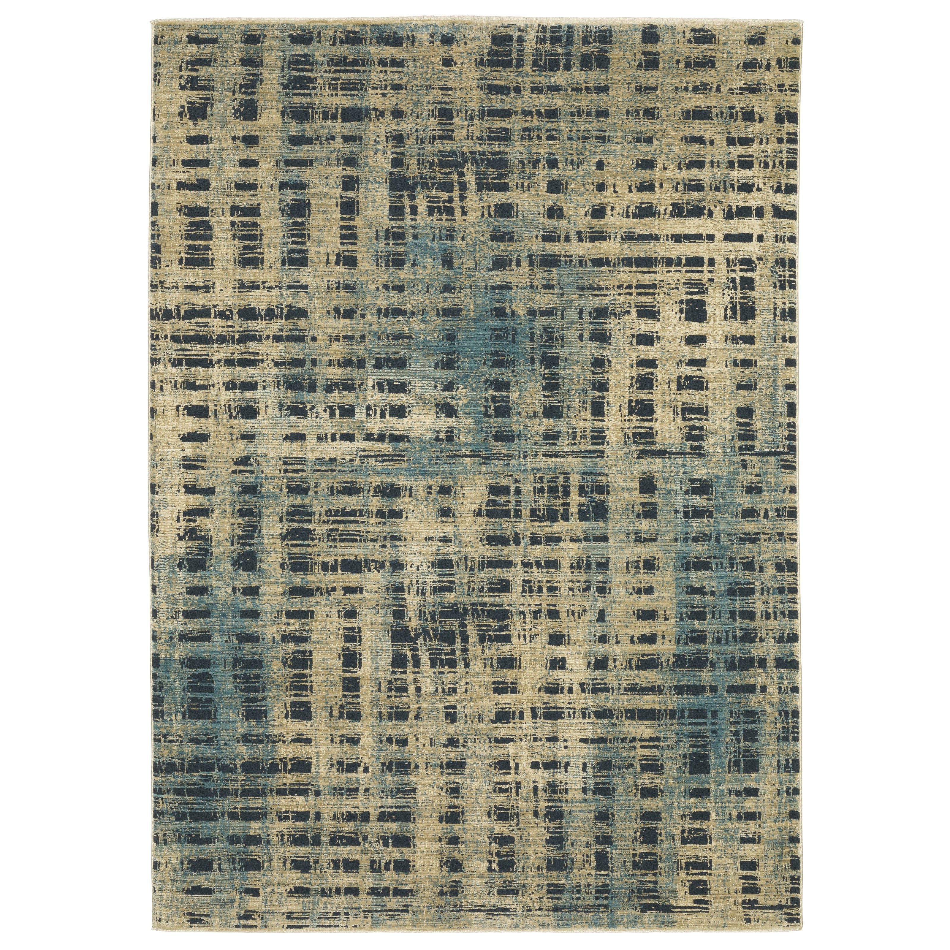 Oriental Weavers Reed RE07B Beige/Blue Area Rug