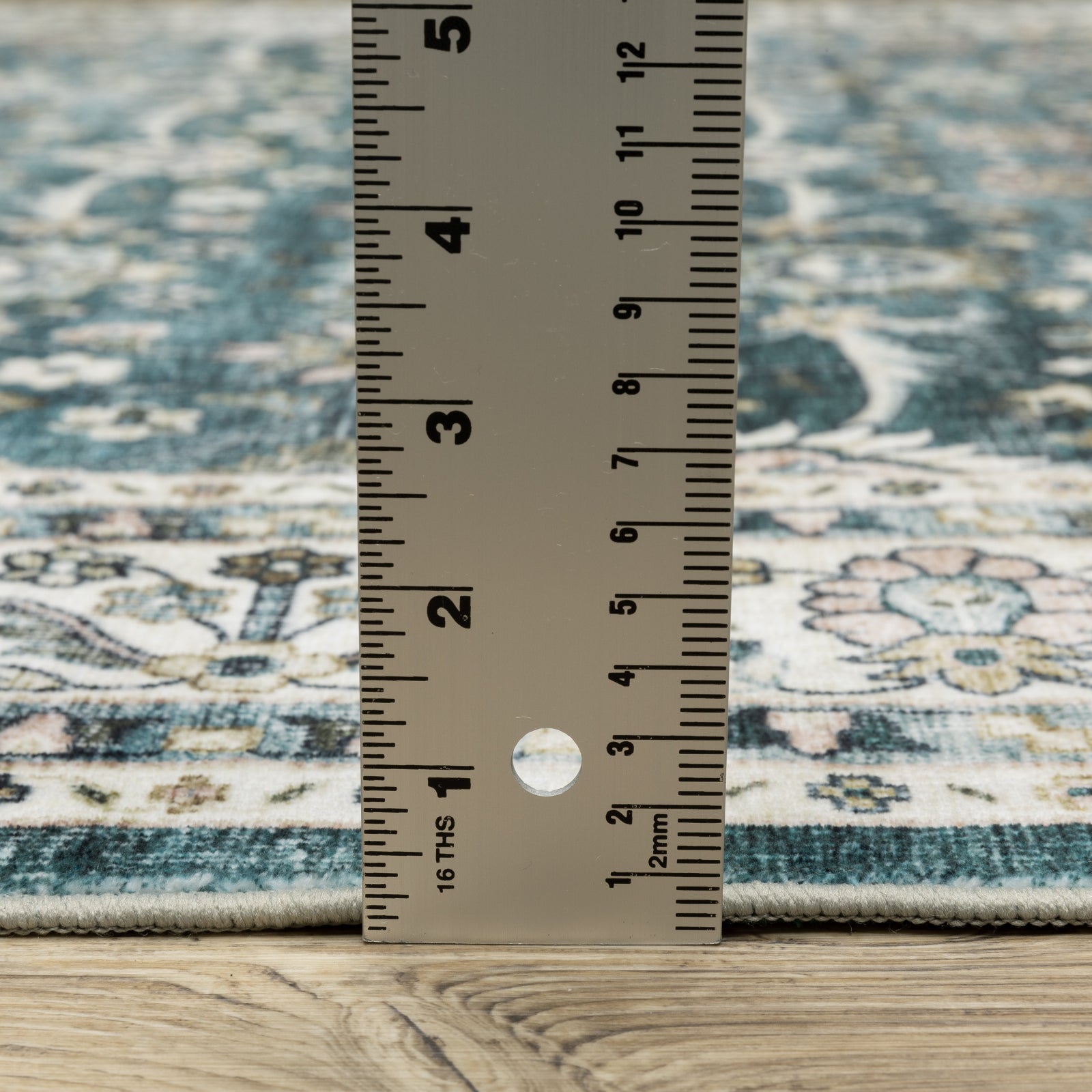 Oriental Weavers Sumter SUM08 Teal/Ivory Area Rug