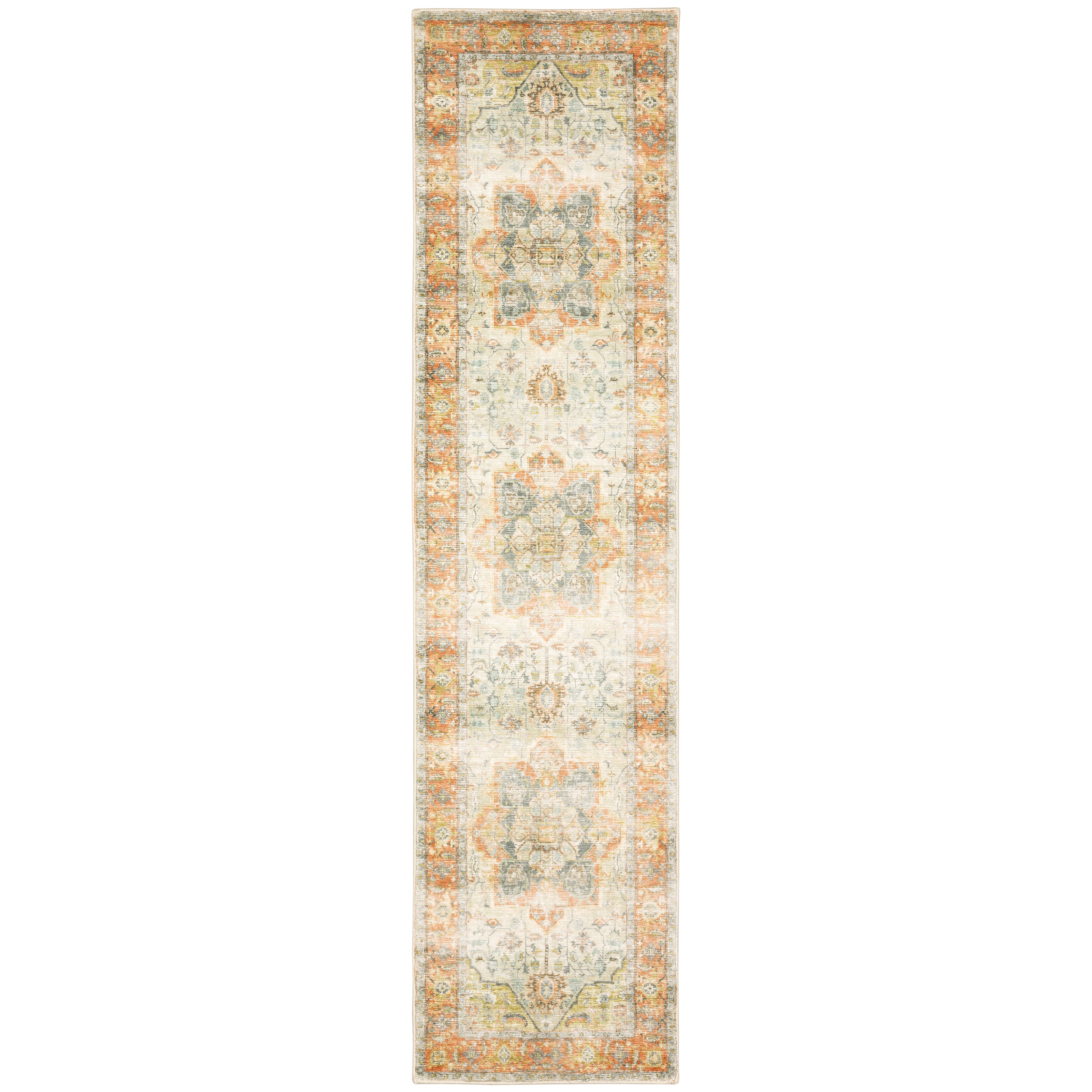 Oriental Weavers Savoy 28101 Orange/Blue Area Rug