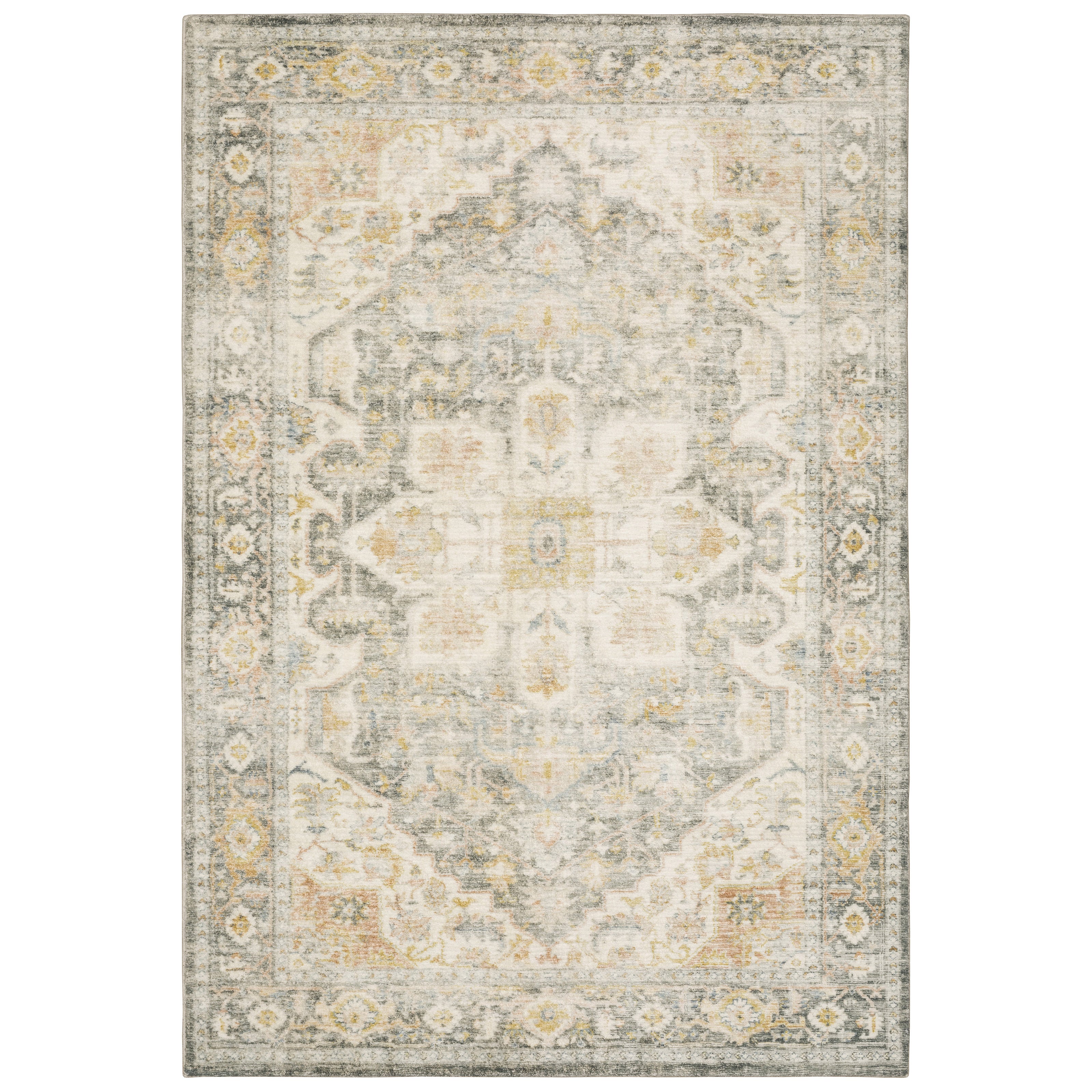 Oriental Weavers Savoy 28103 Grey/Gold Area Rug