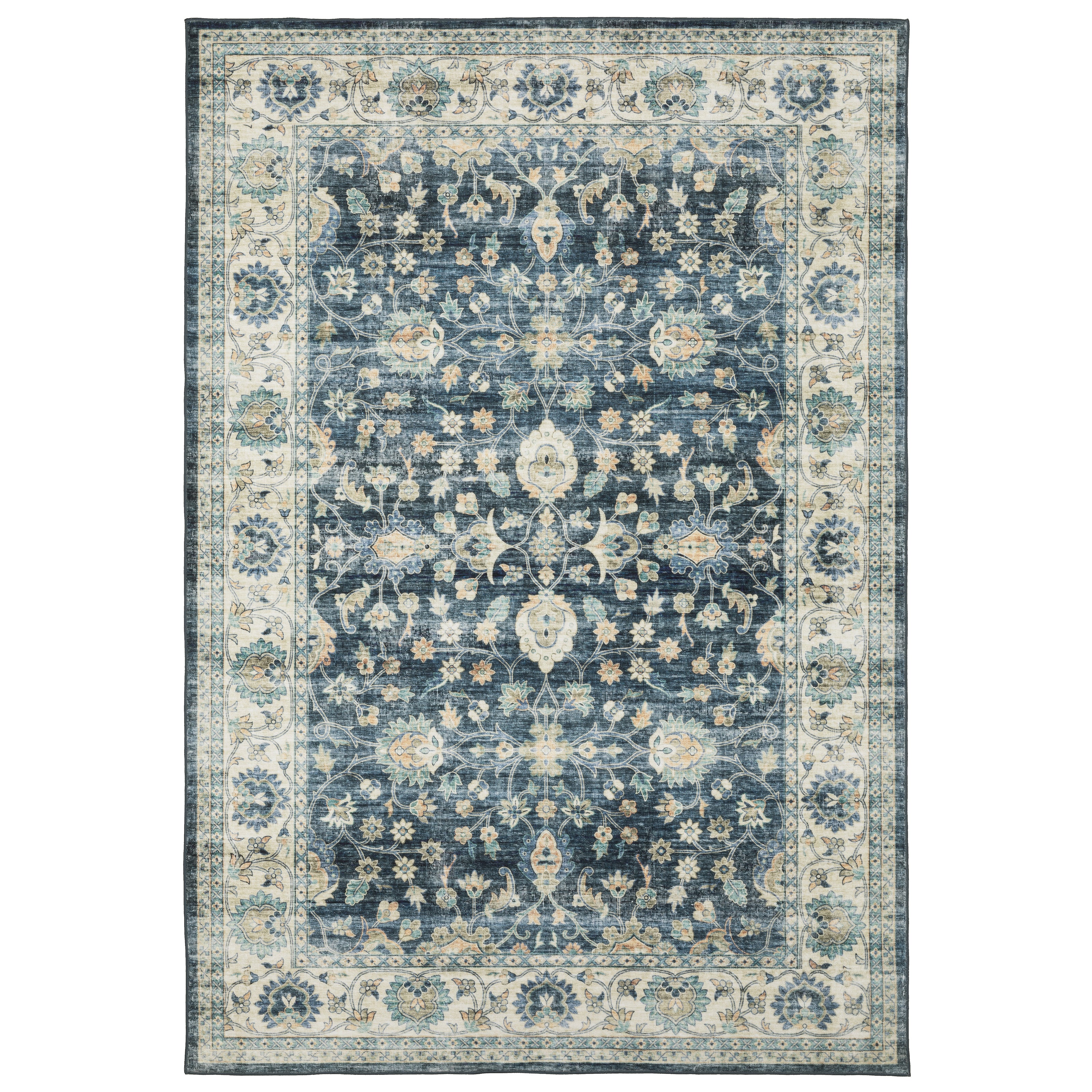 Oriental Weavers Sumter SUM02 Blue/Ivory Area Rug