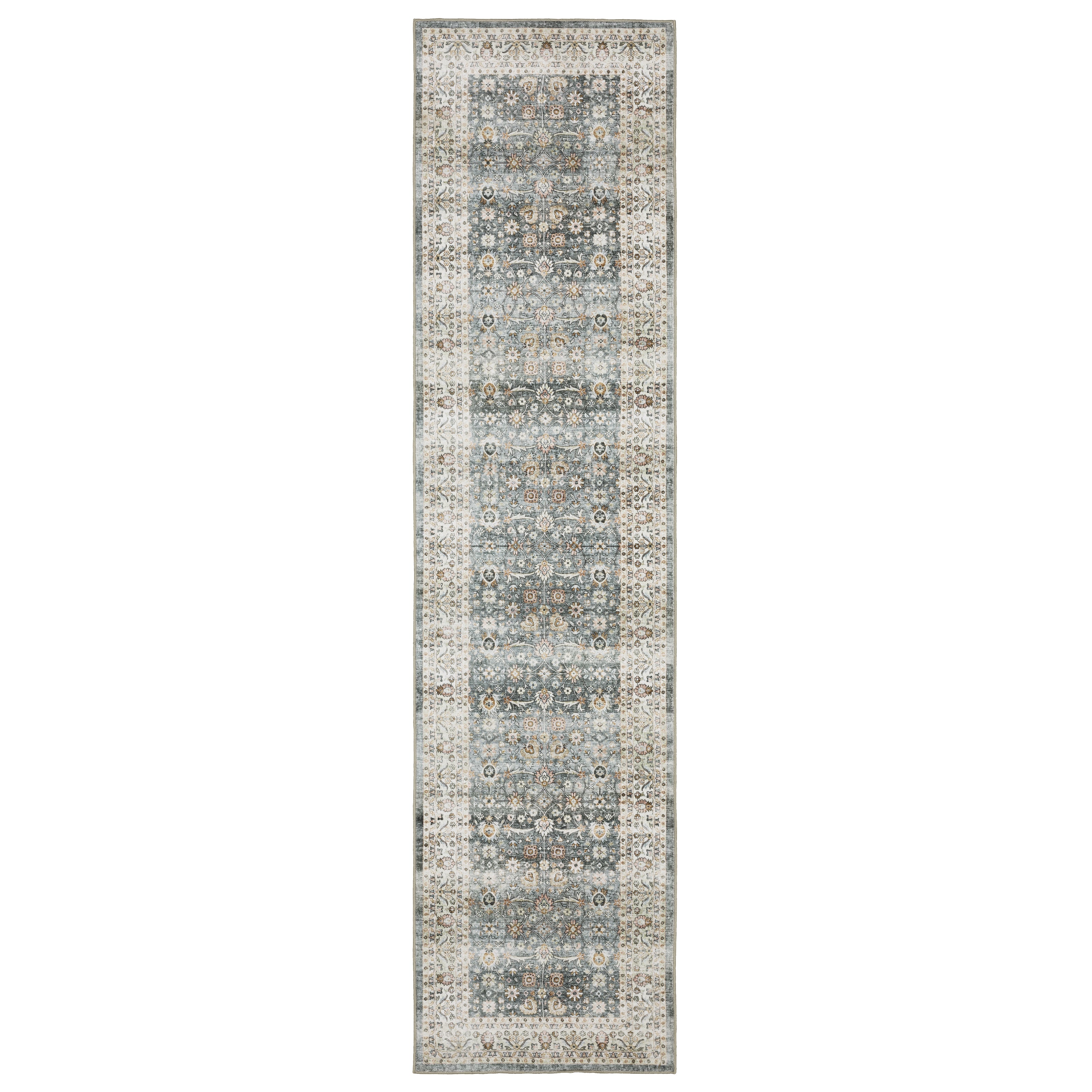 Oriental Weavers Sumter SUM07 Grey/Ivory Area Rug