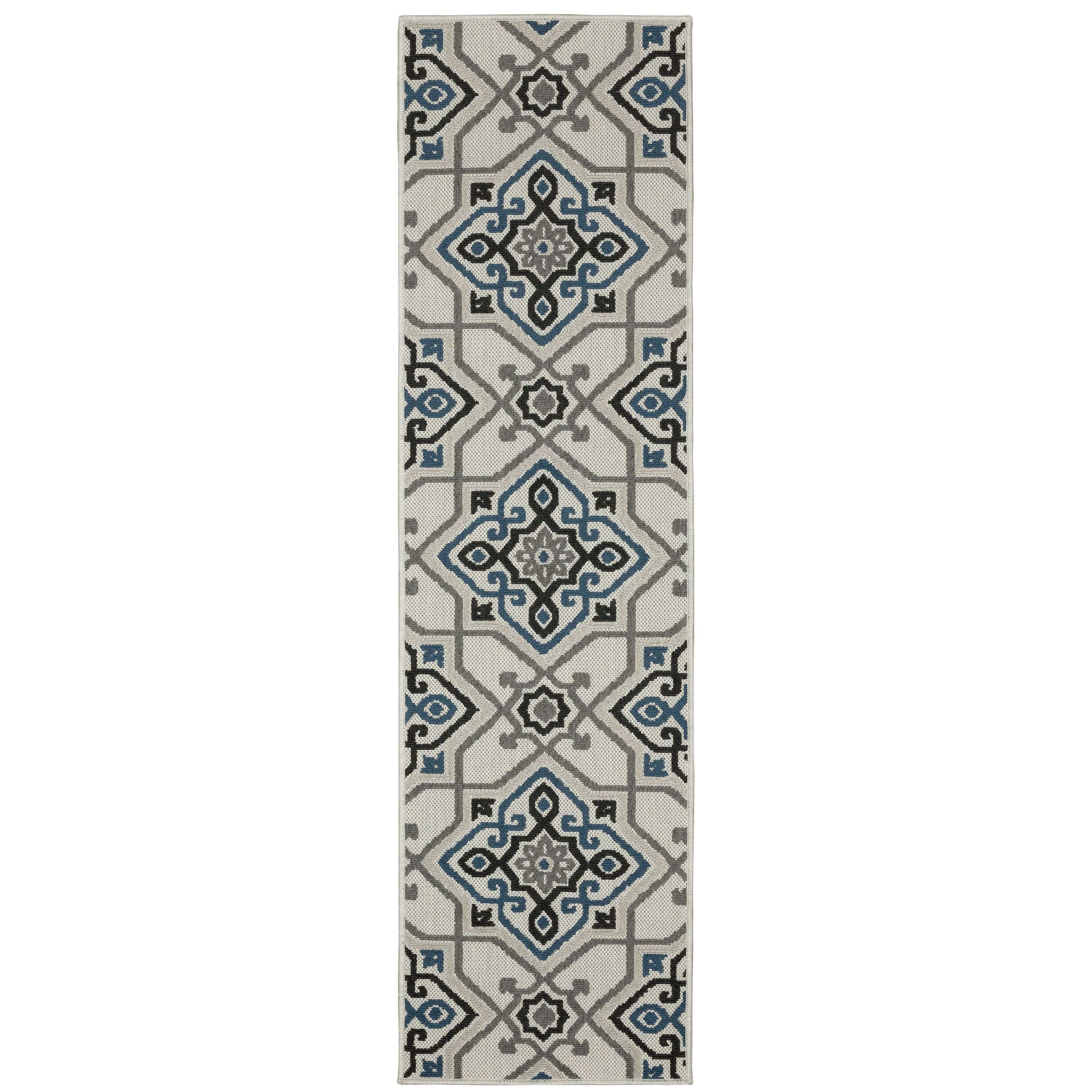 Oriental Weavers Torrey 140H Beige/Blue Area Rug