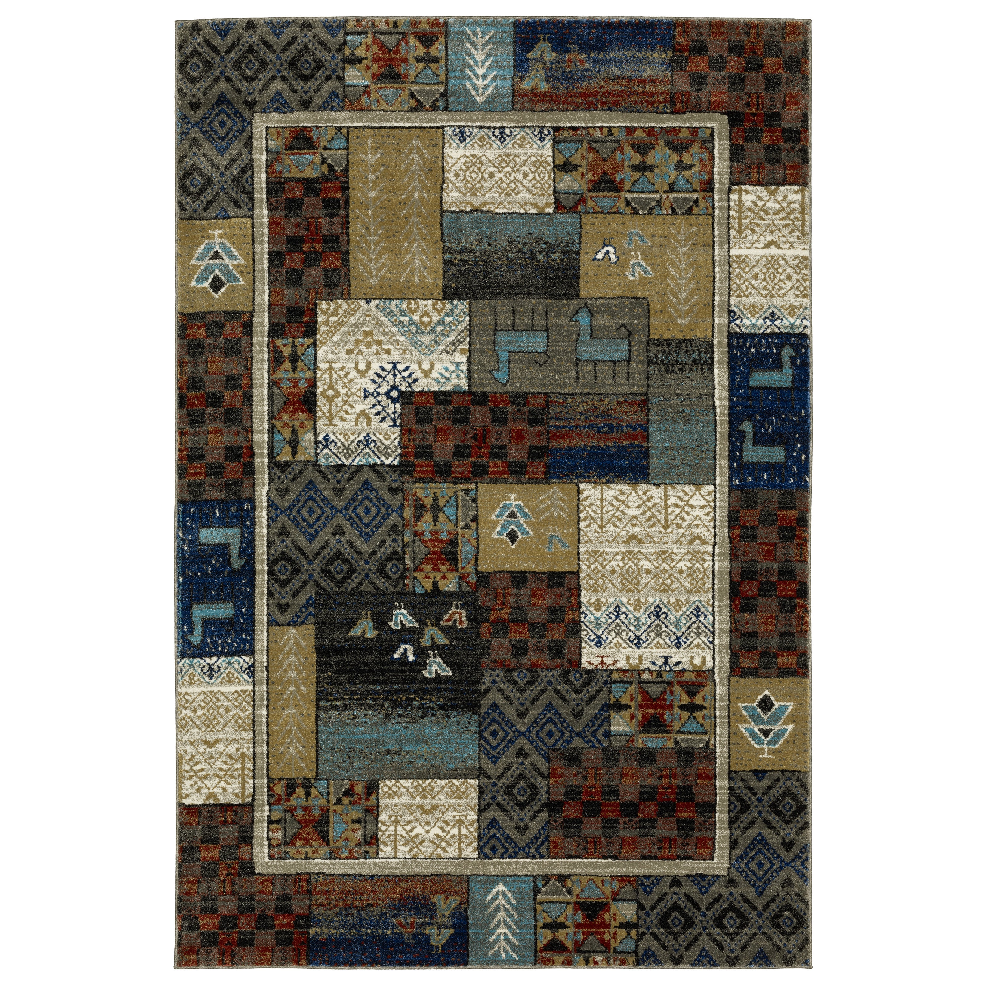 Oriental Weavers Venice 4332Y Charcoal/Beige Area Rug