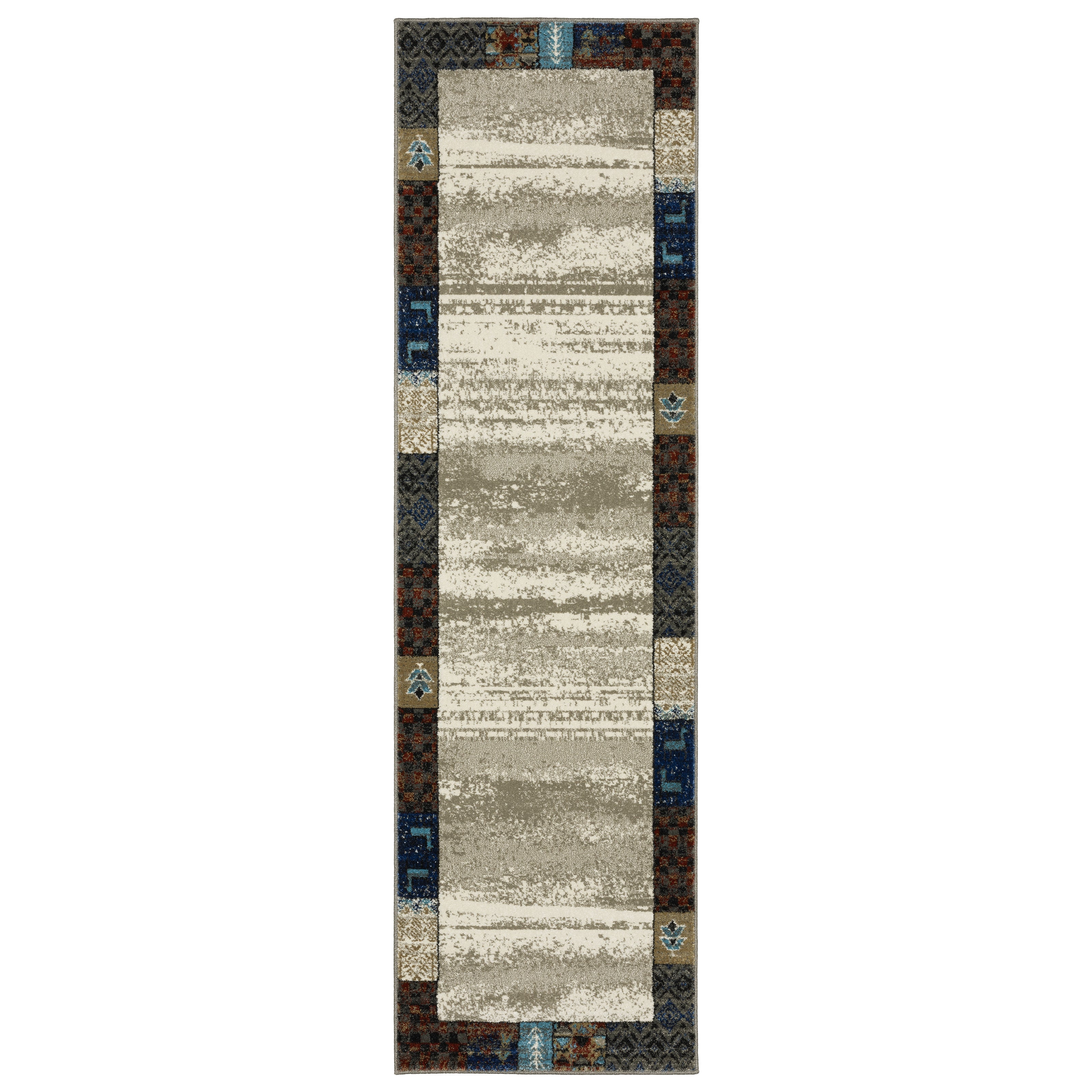 Oriental Weavers Venice 8123X Blue/Gold Area Rug