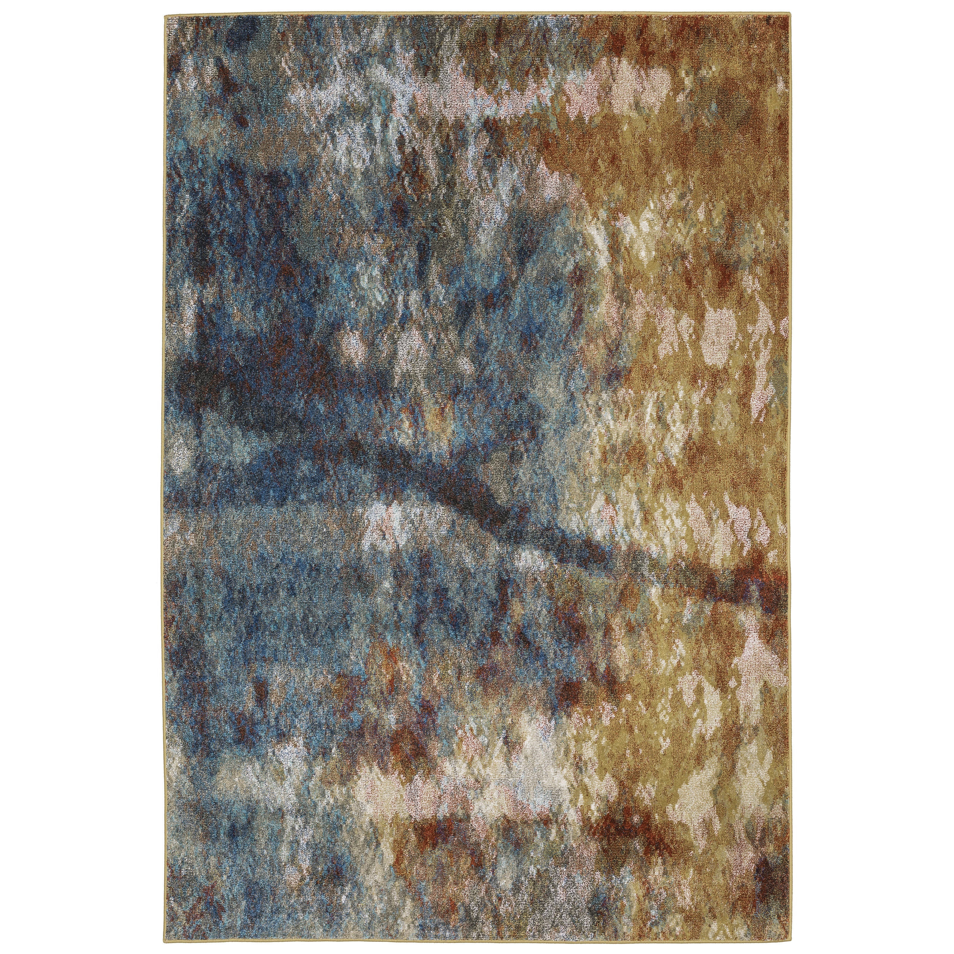 Oriental Weavers Venice 95E Blue/Gold Area Rug