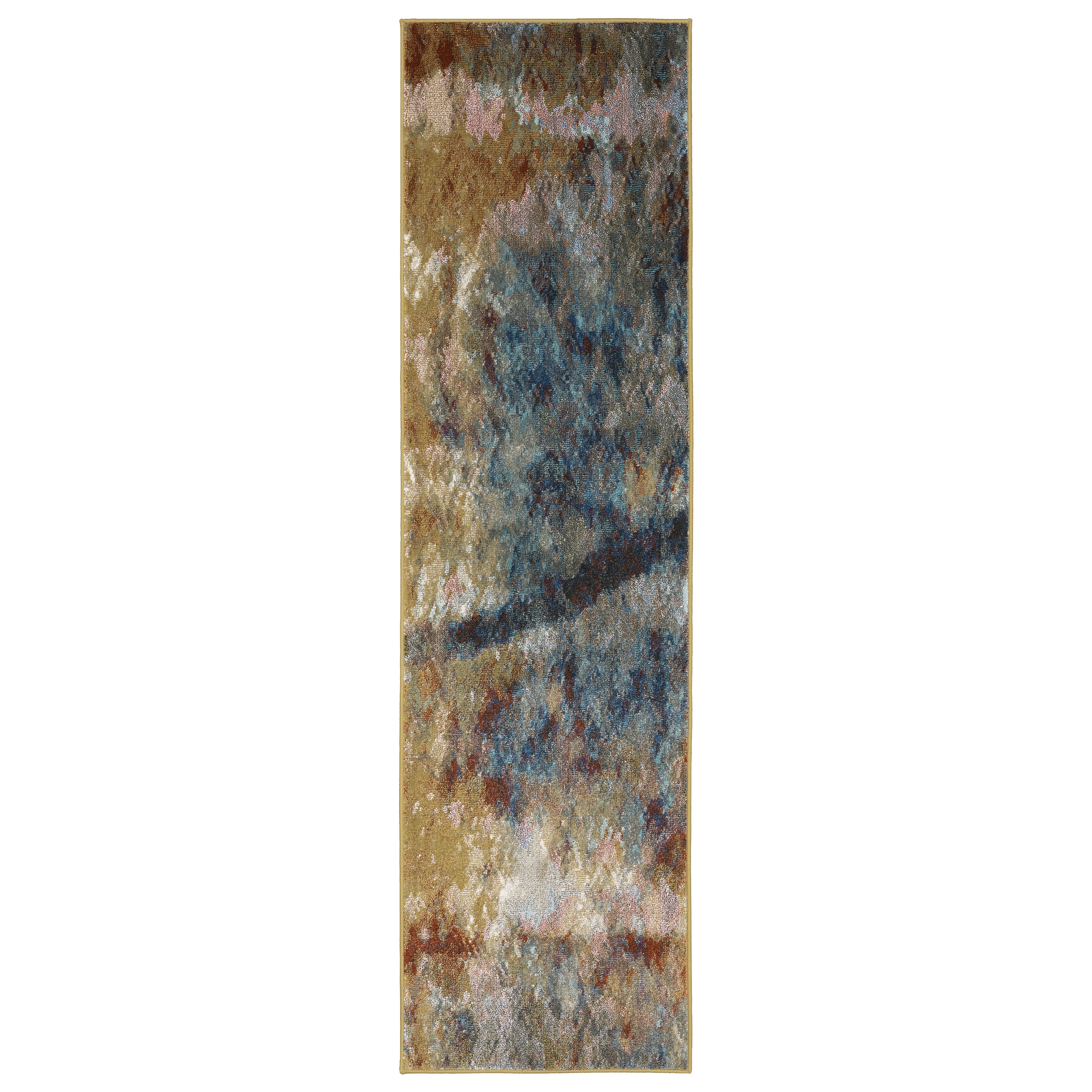 Oriental Weavers Venice 95E Blue/Gold Area Rug