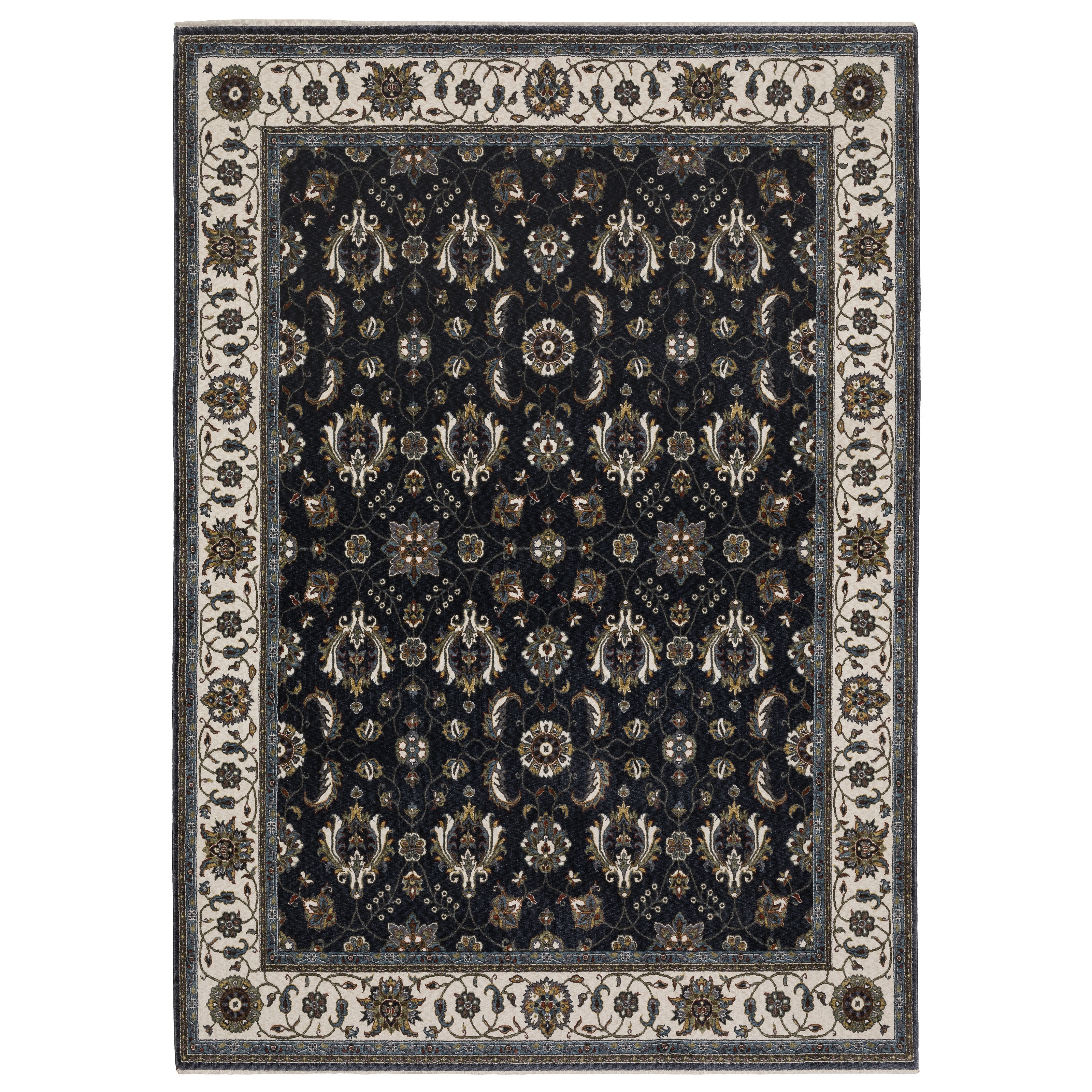 Oriental Weavers Vivian VI03A Blue/Ivory Area Rug