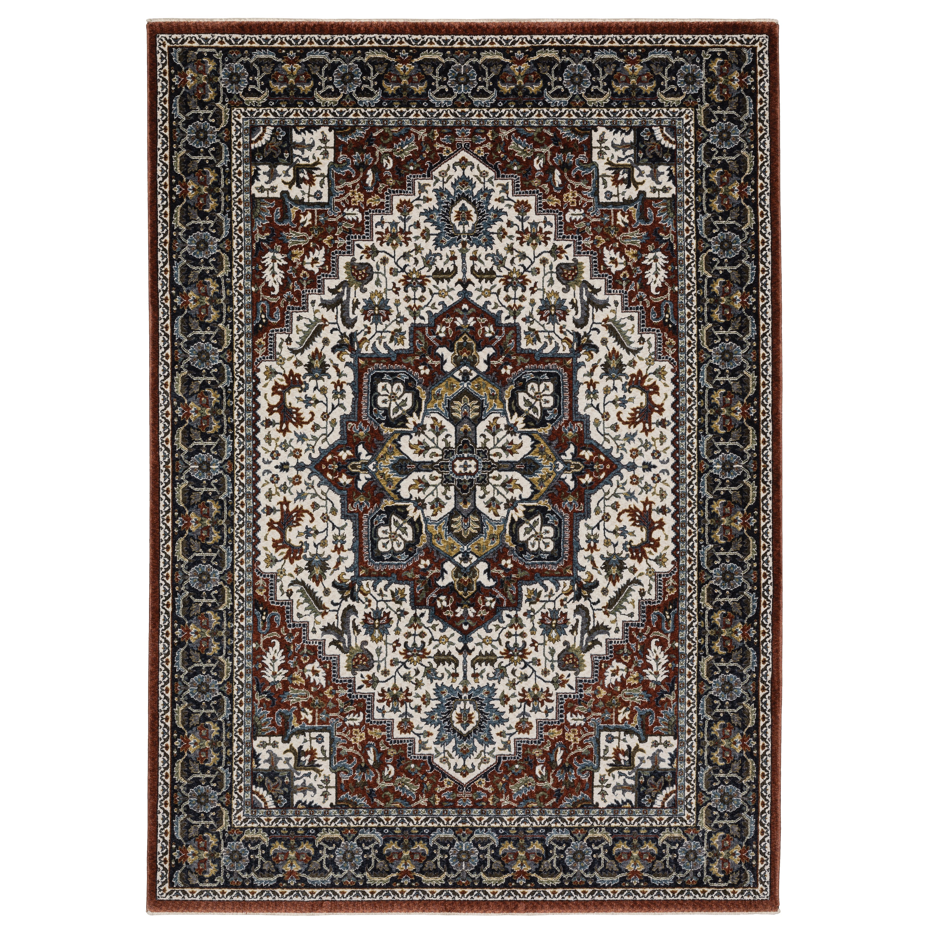 Oriental Weavers Vivian VI06A Red/Multi Area Rug